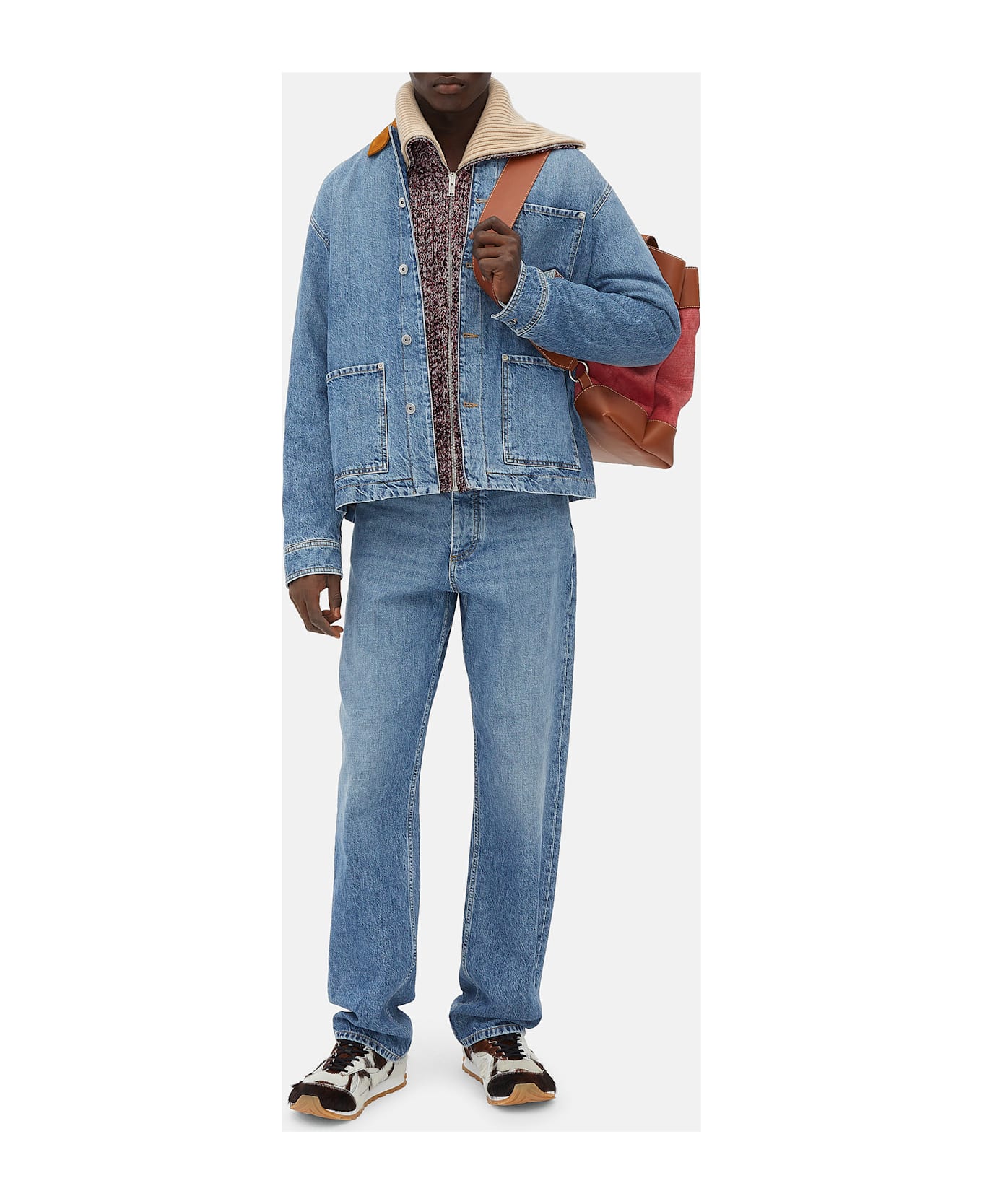 Bottega Veneta Vintage Indigo Straight Leg Jeans - Blue