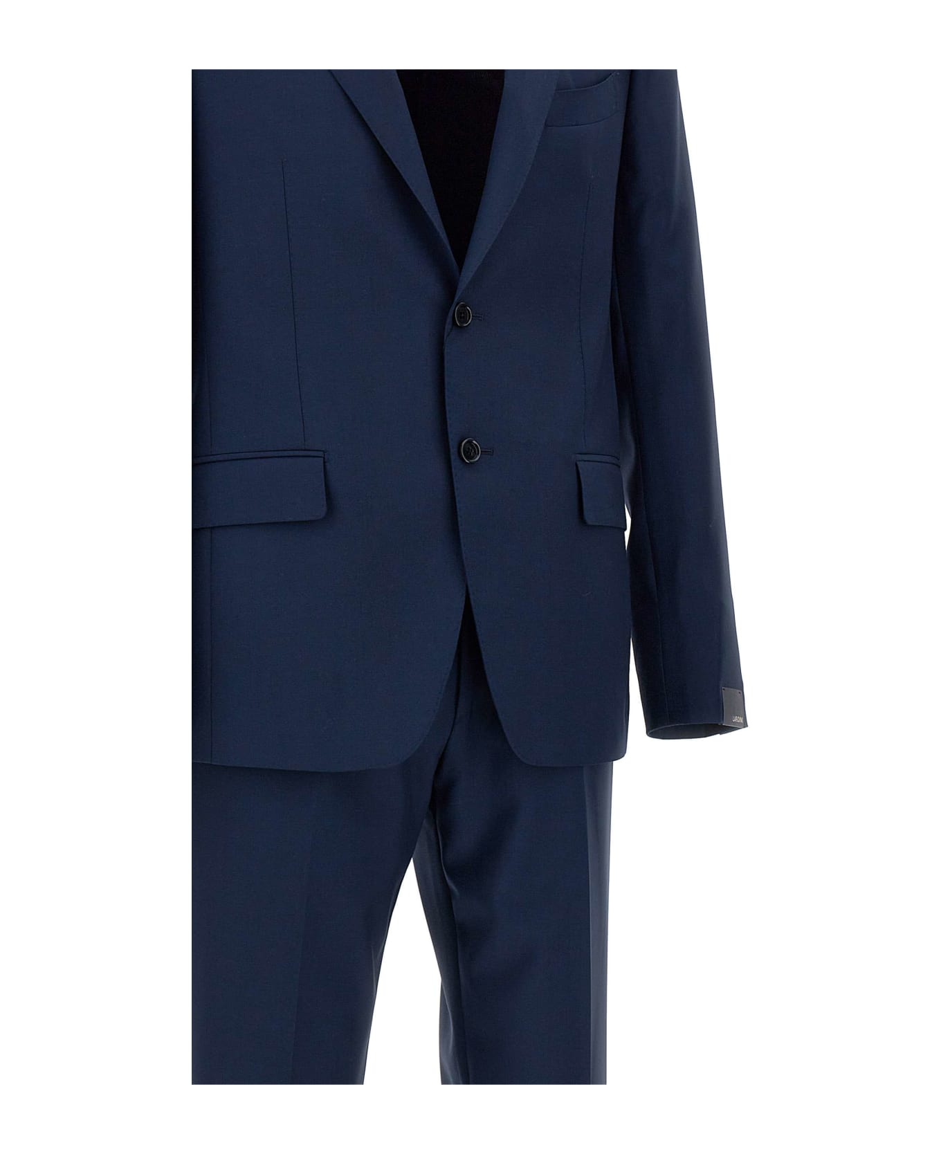Lardini Two-piece Wool Suit - BLUE