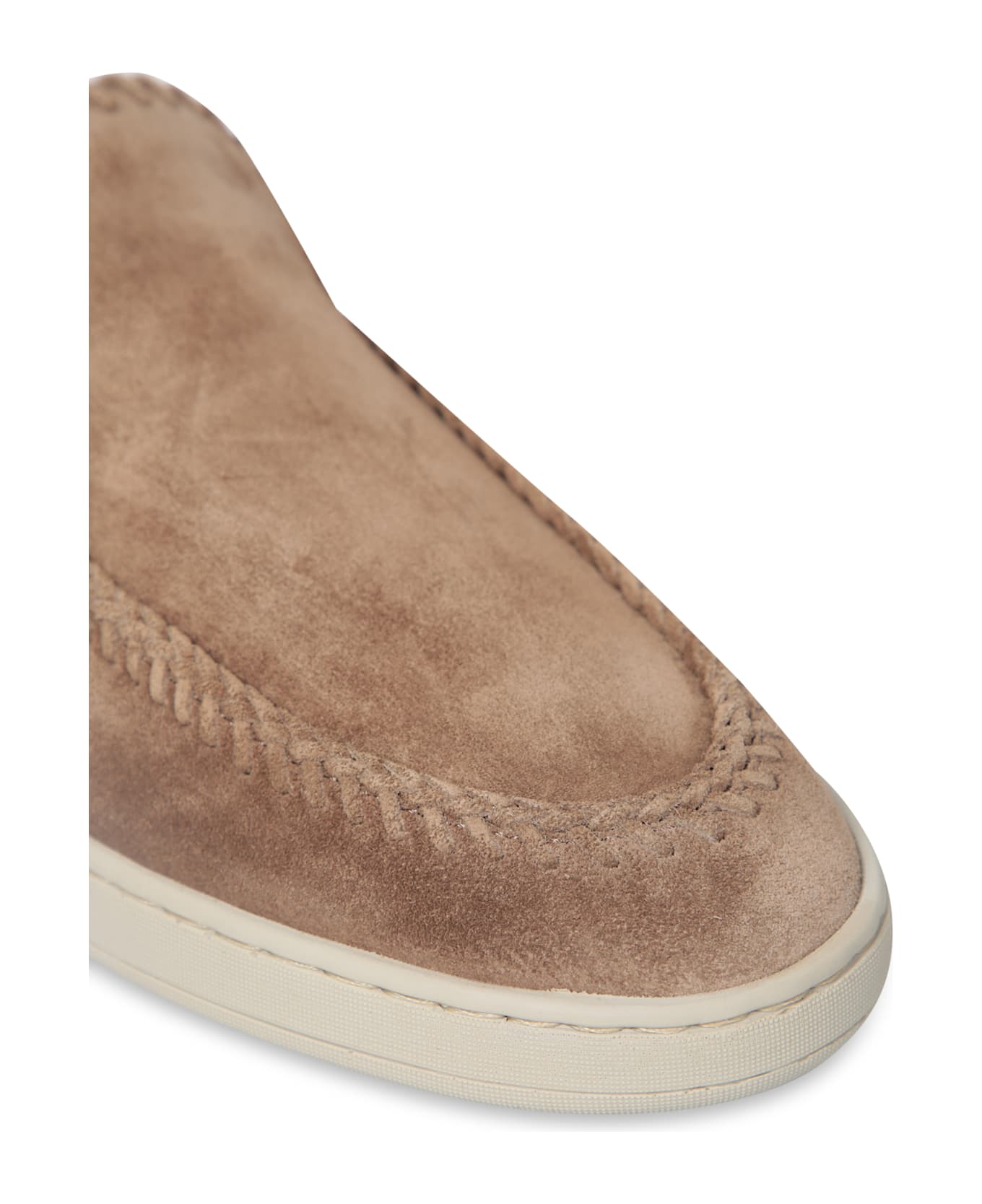 Officine Creative Driver Suede Brown Moccasin - Brown