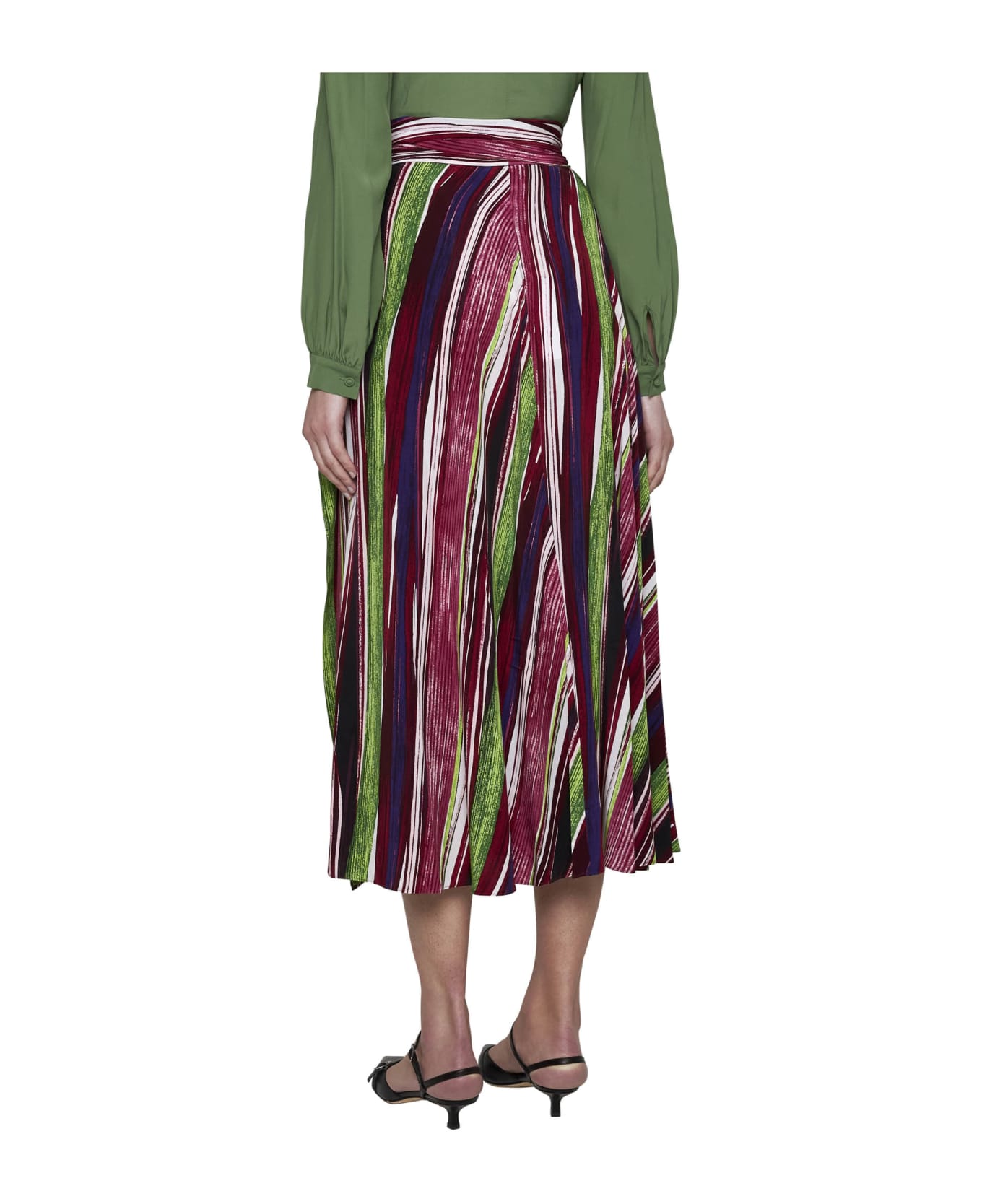 Diane Von Furstenberg Skirt - Reeds pink
