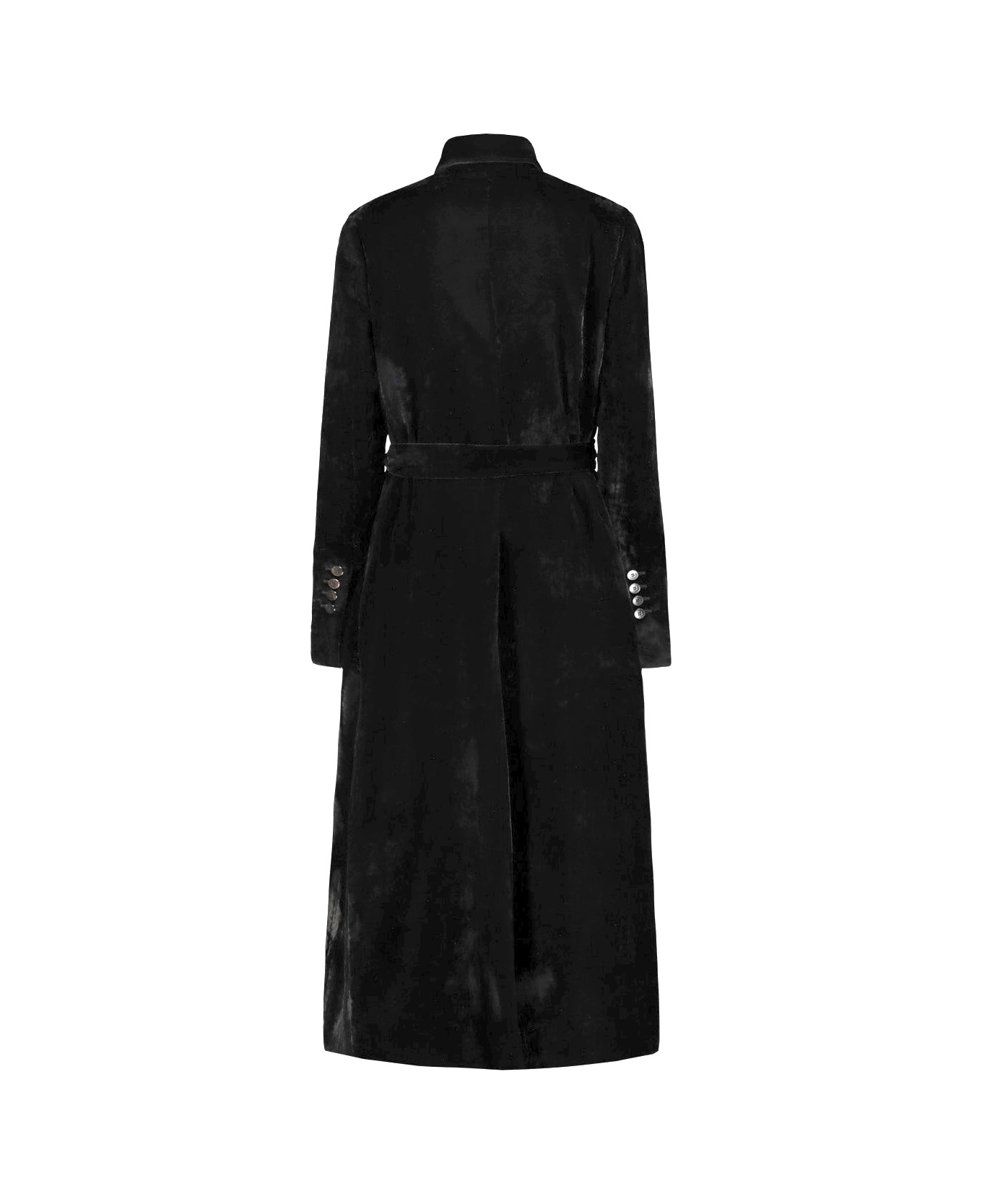 Sapio N°35 Velvet Coat - Black コート