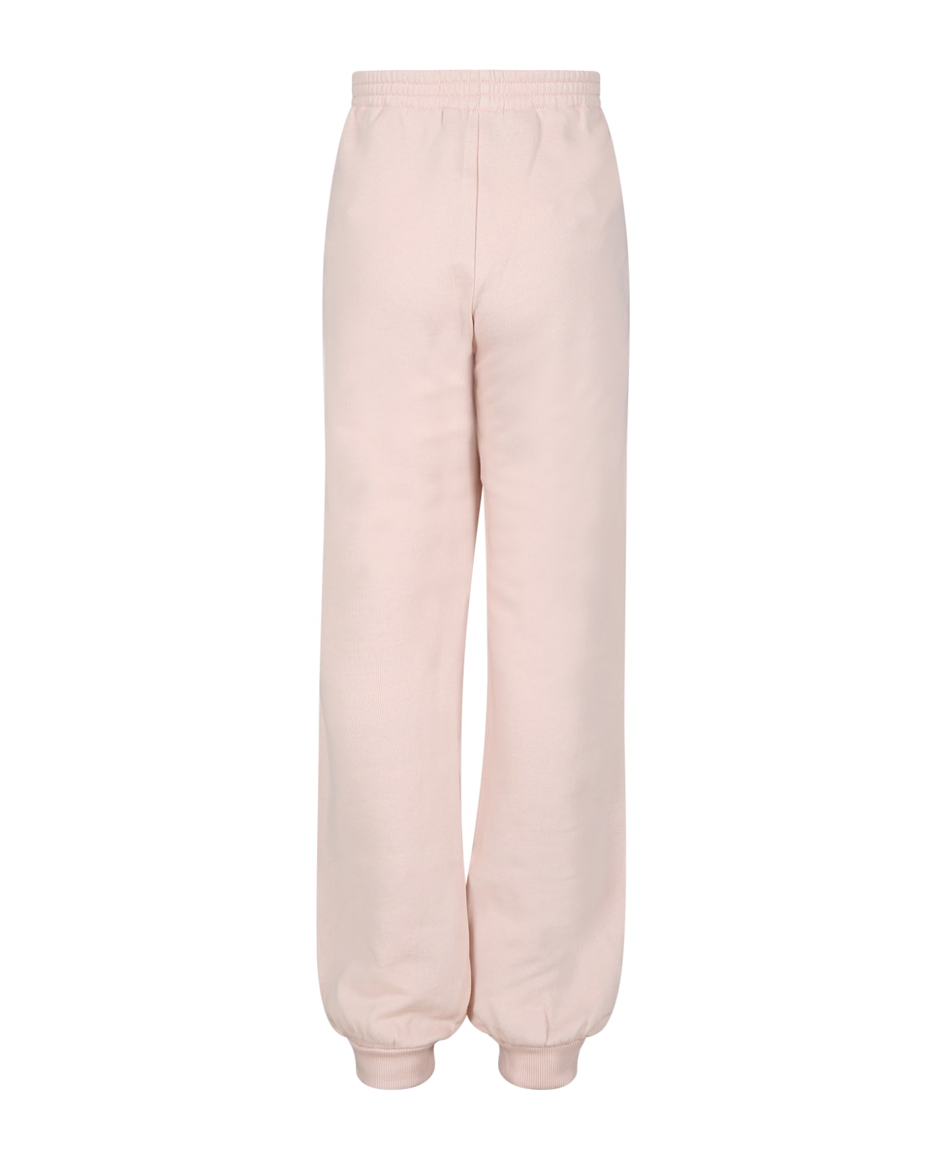 Gucci Pink Trousers For Girl With Logo Gucci 1921 - Pink