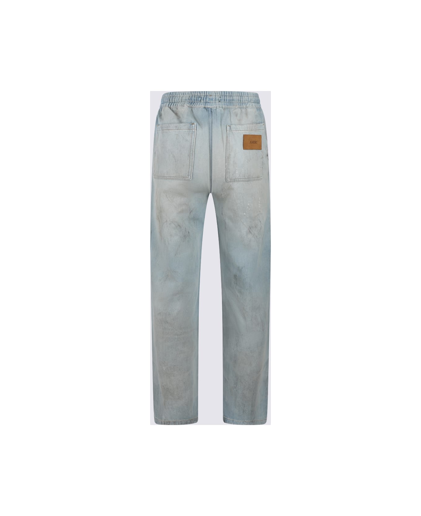 AMIRI Light Blue Cotton Jeans - PERFECT ANTIQUE INDIGO