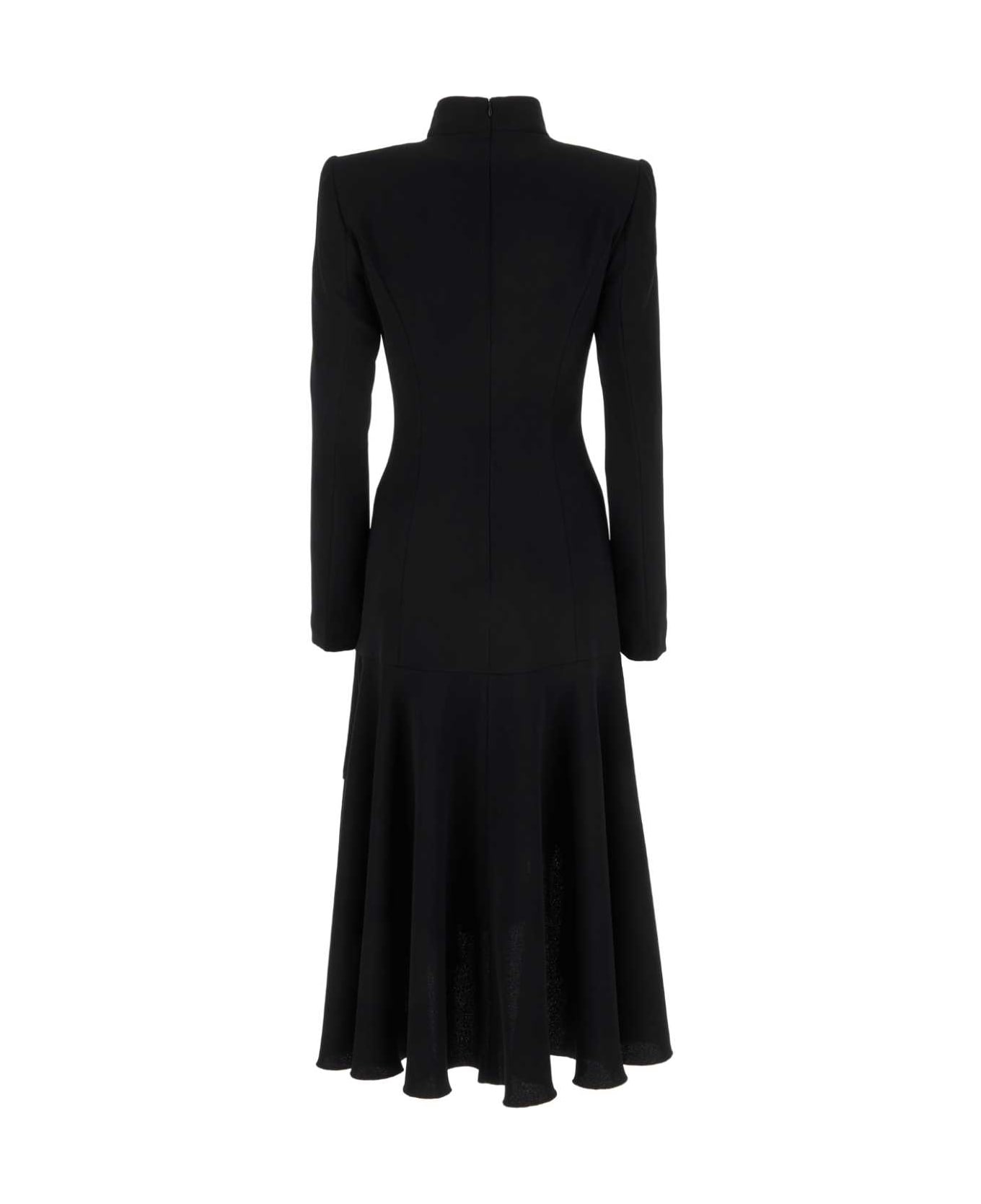 Dries Van Noten Black Jersey Drey Dress - Black