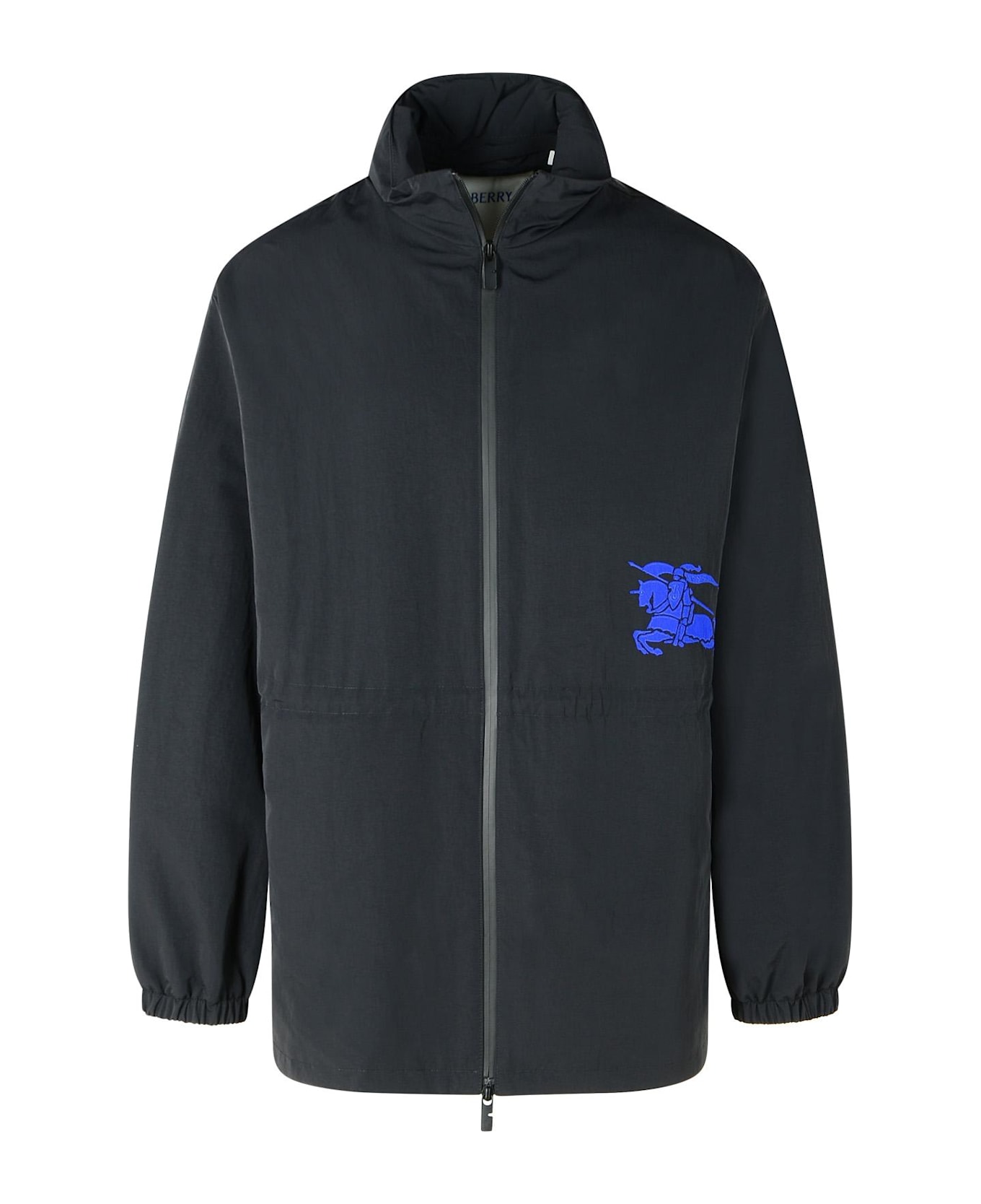 Burberry Black Polyamide Raincoat - Black