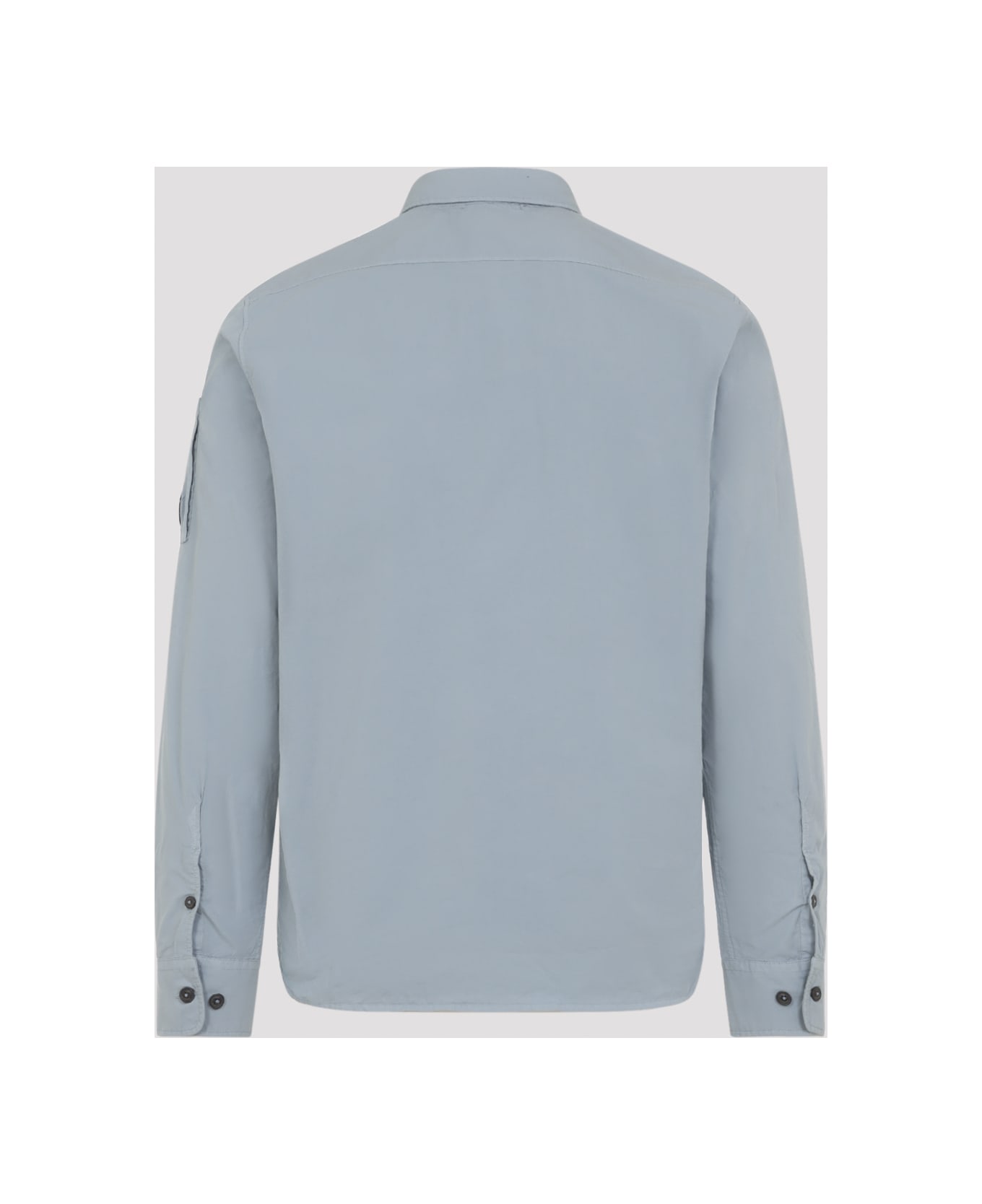 C.P. Company Organic Gabardine Shirt - Silver Blue
