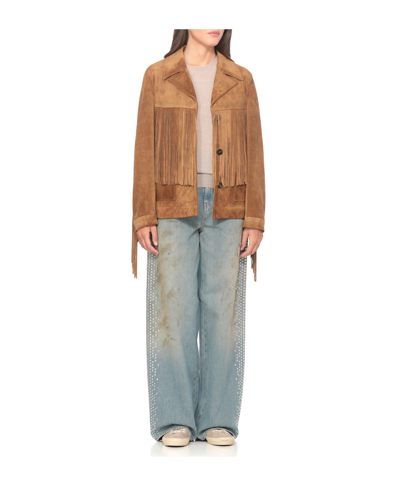 Golden Goose Cotton Jeans - Light Blue デニム