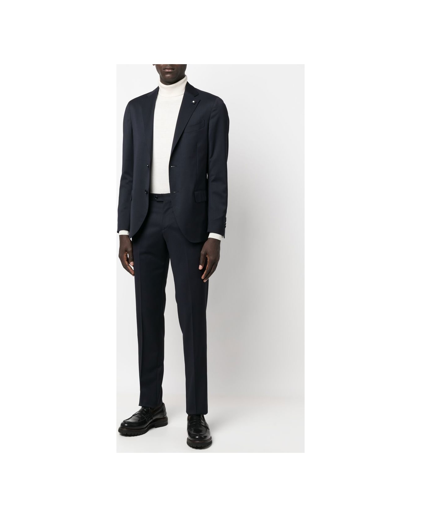 Lardini Tailored Trousers - Blue