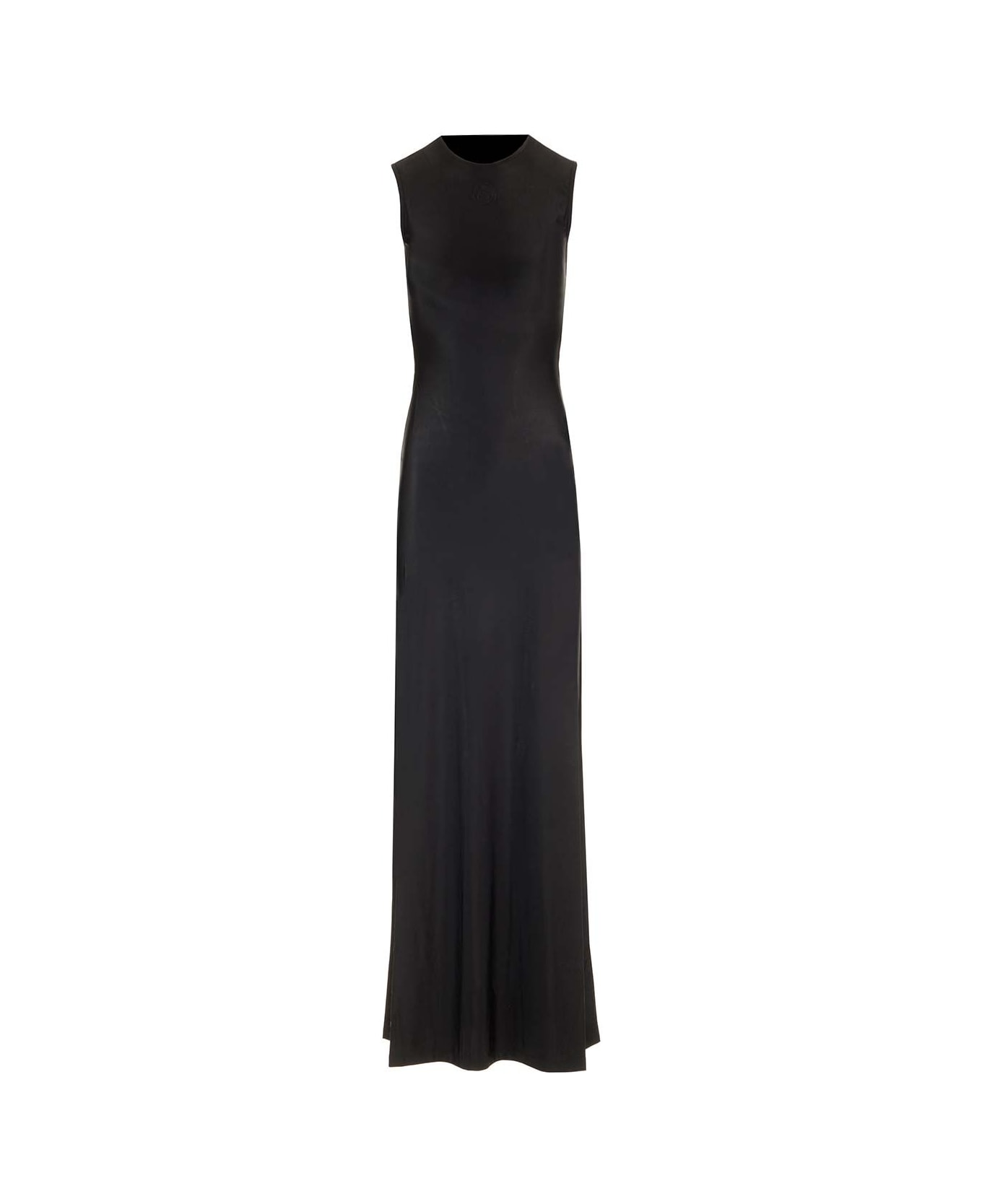 Marine Serre Jersey Midi Dress - Black