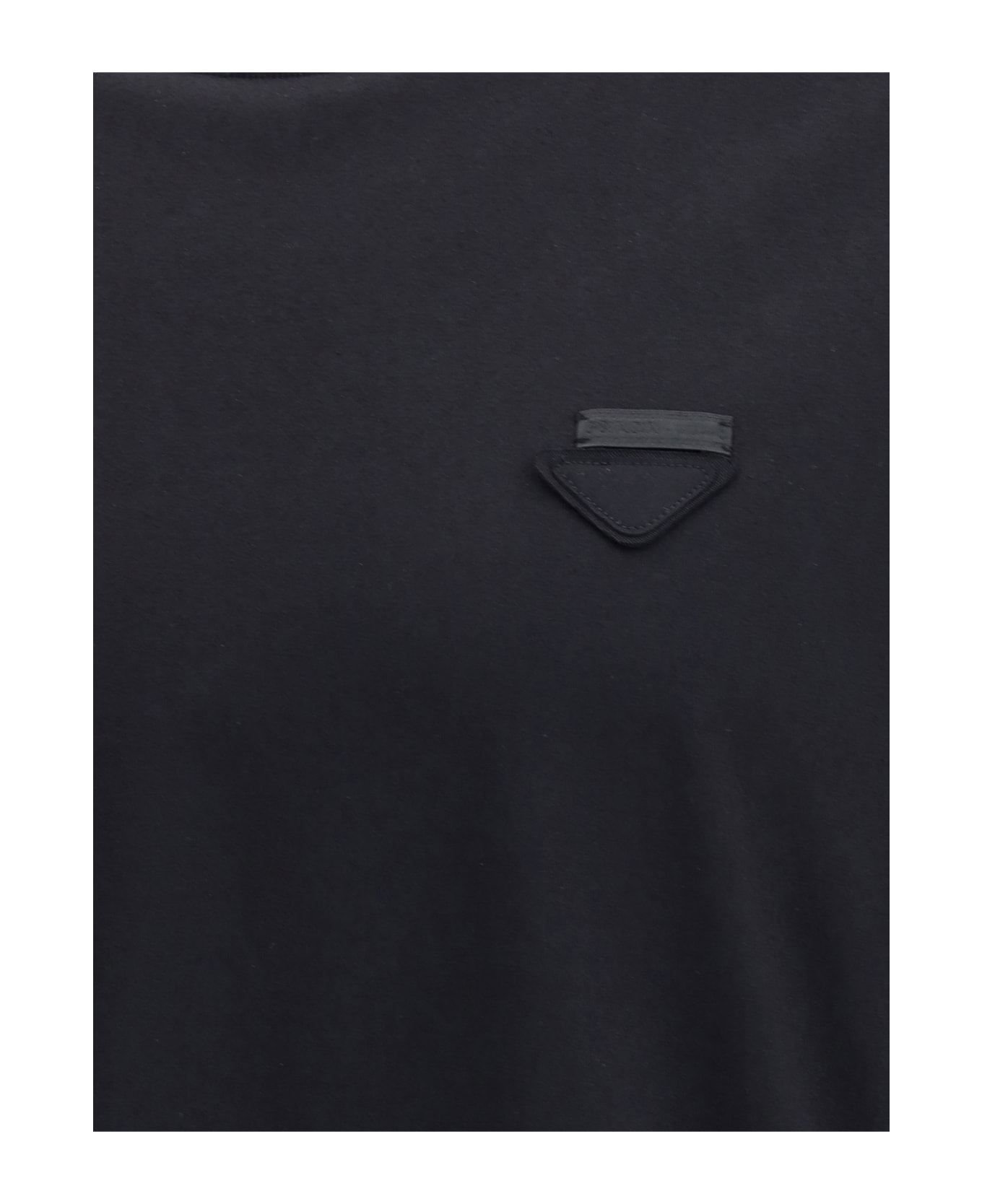 Prada Double Layer T-shirt - Nero E Bianco