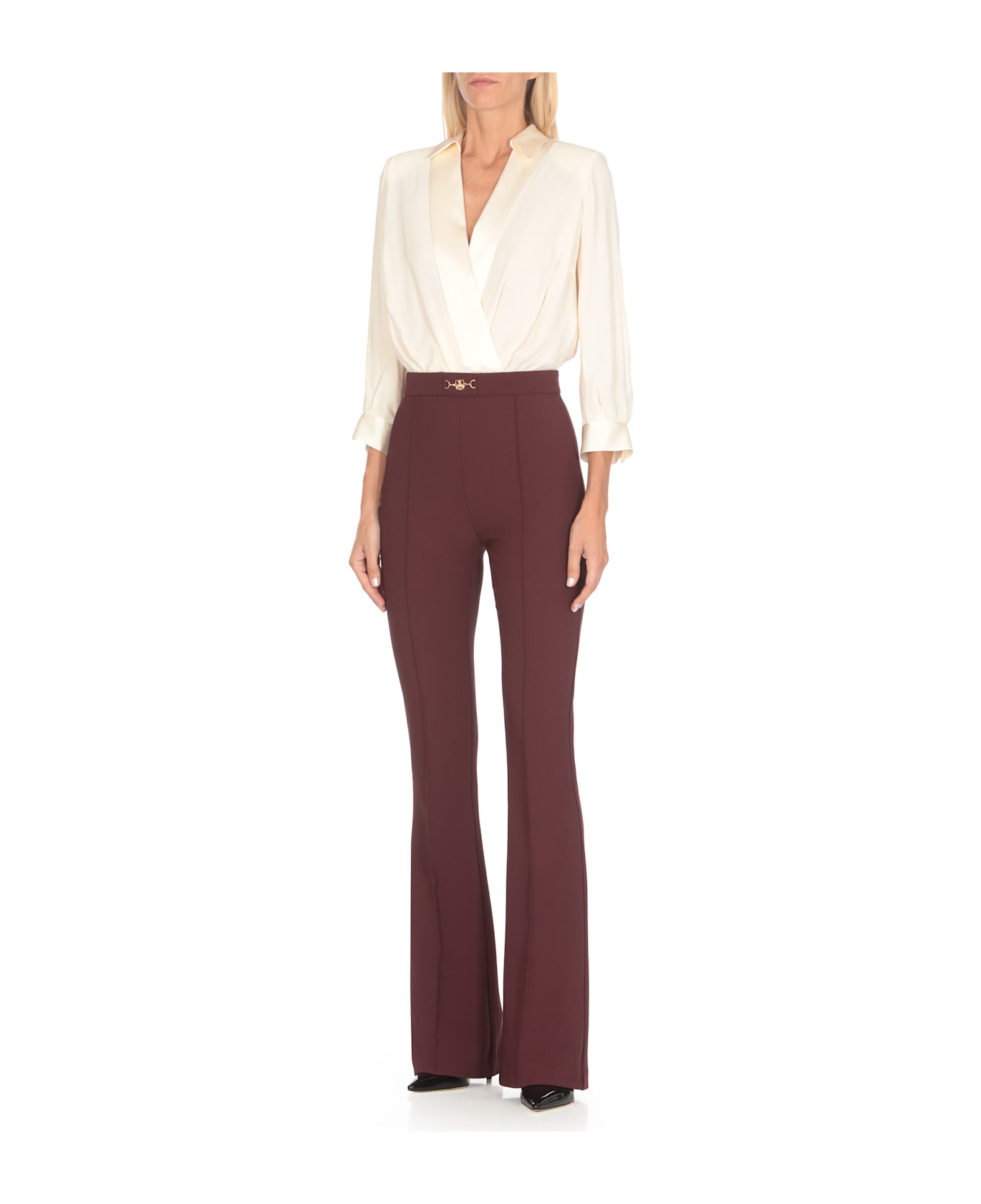 Elisabetta Franchi Jumpsuit - Bordeaux