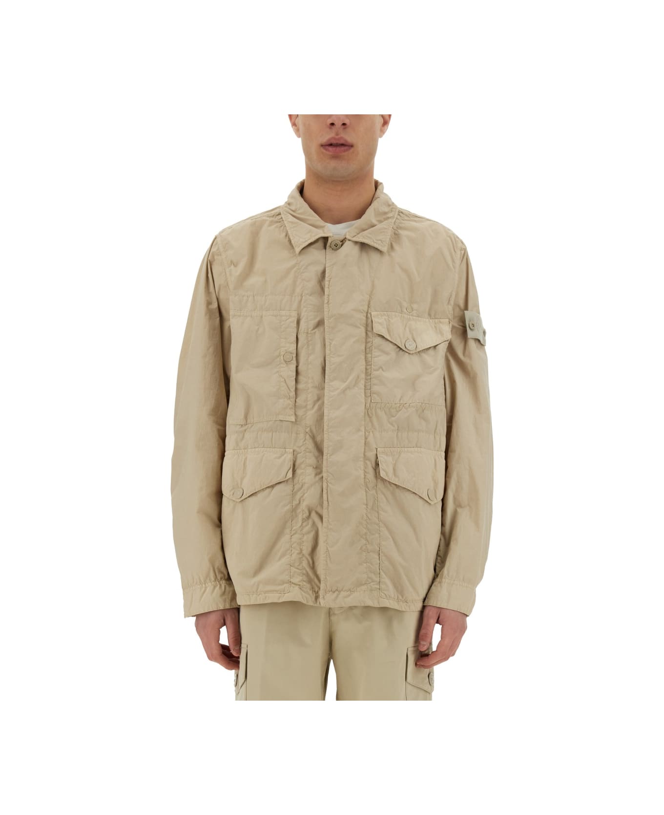 Stone Island 
ghost
 Field Jacket - BEIGE