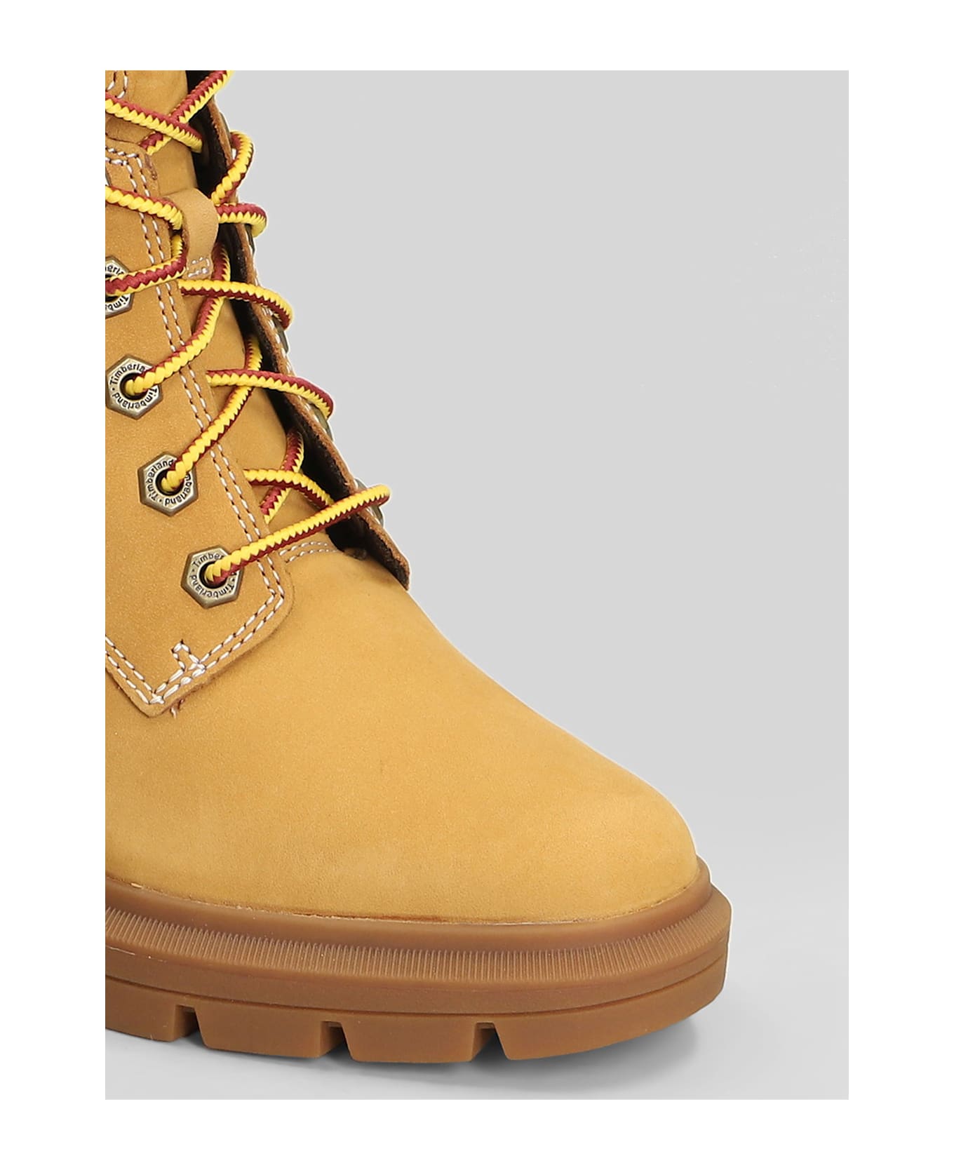 Timberland Allington Haights Lace Up Shoes In Beige Nubuck - beige