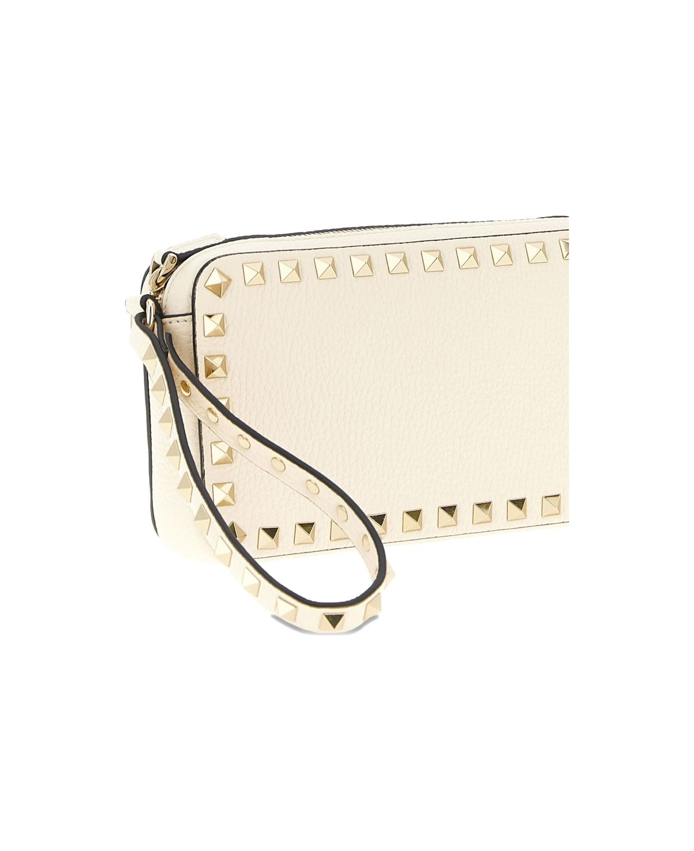 Valentino Garavani Rockstud Leather Mini Bag - Ivory