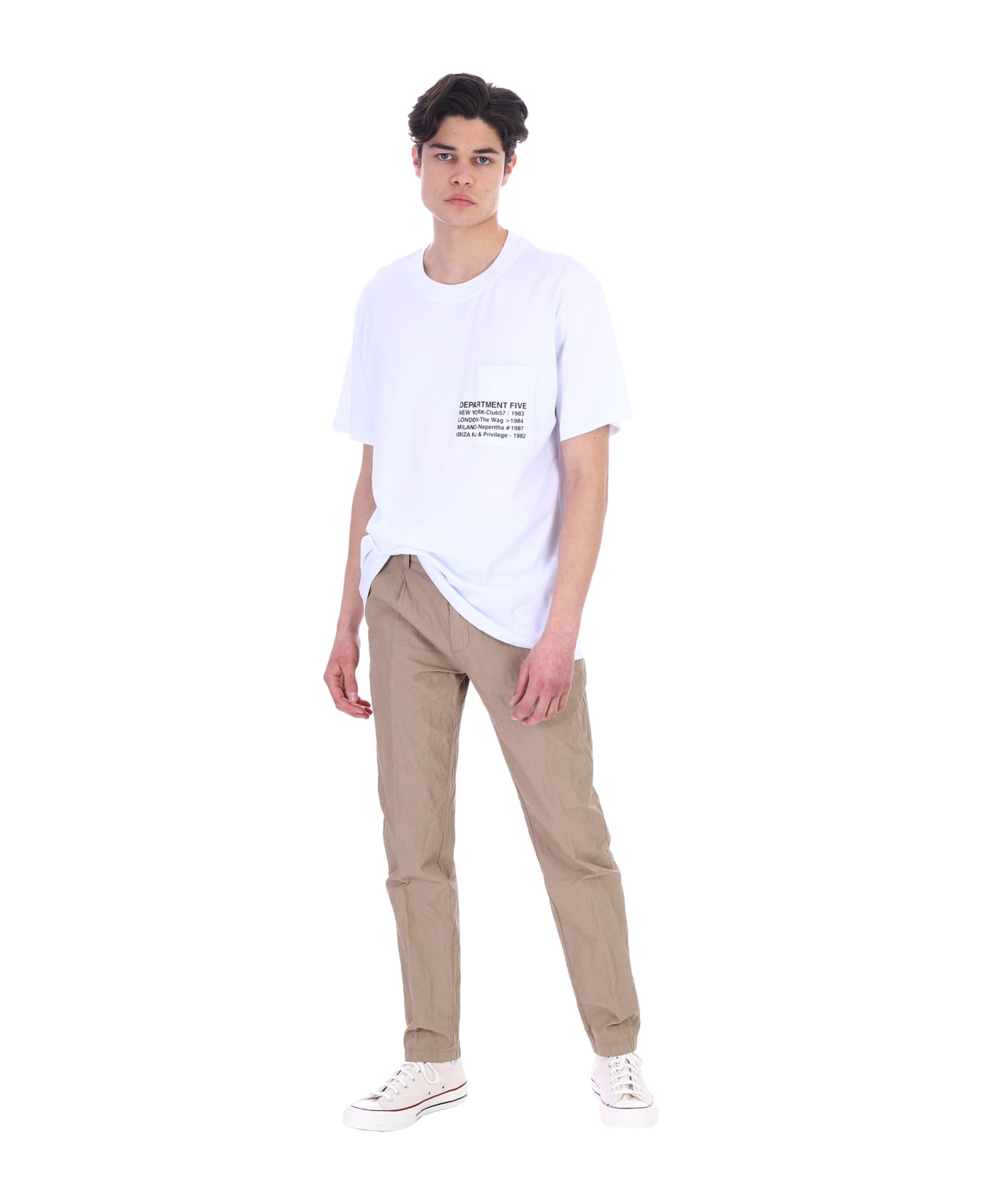 Department Five Titos T-shirt In White Cotton - white