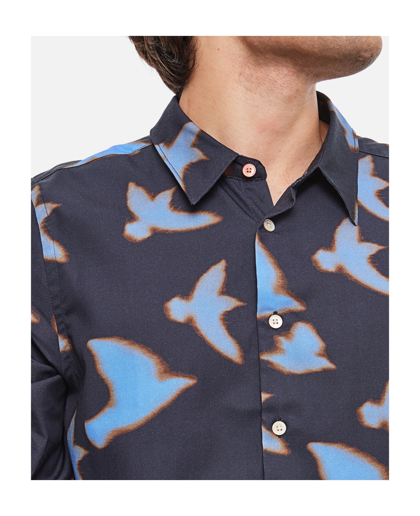 Paul Smith Shadow Birds Shirt - MultiColour