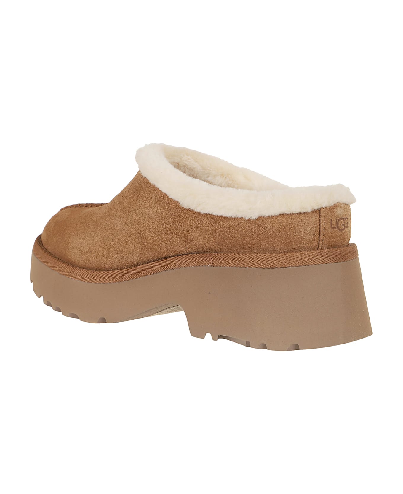 UGG W New Heights Cozy Clog - Neutro