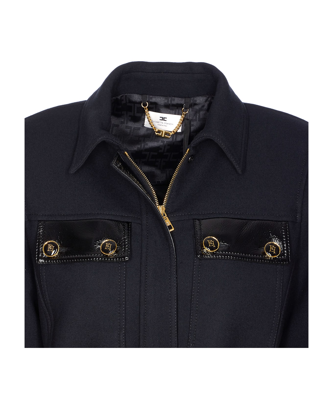 Elisabetta Franchi Jacket - Black
