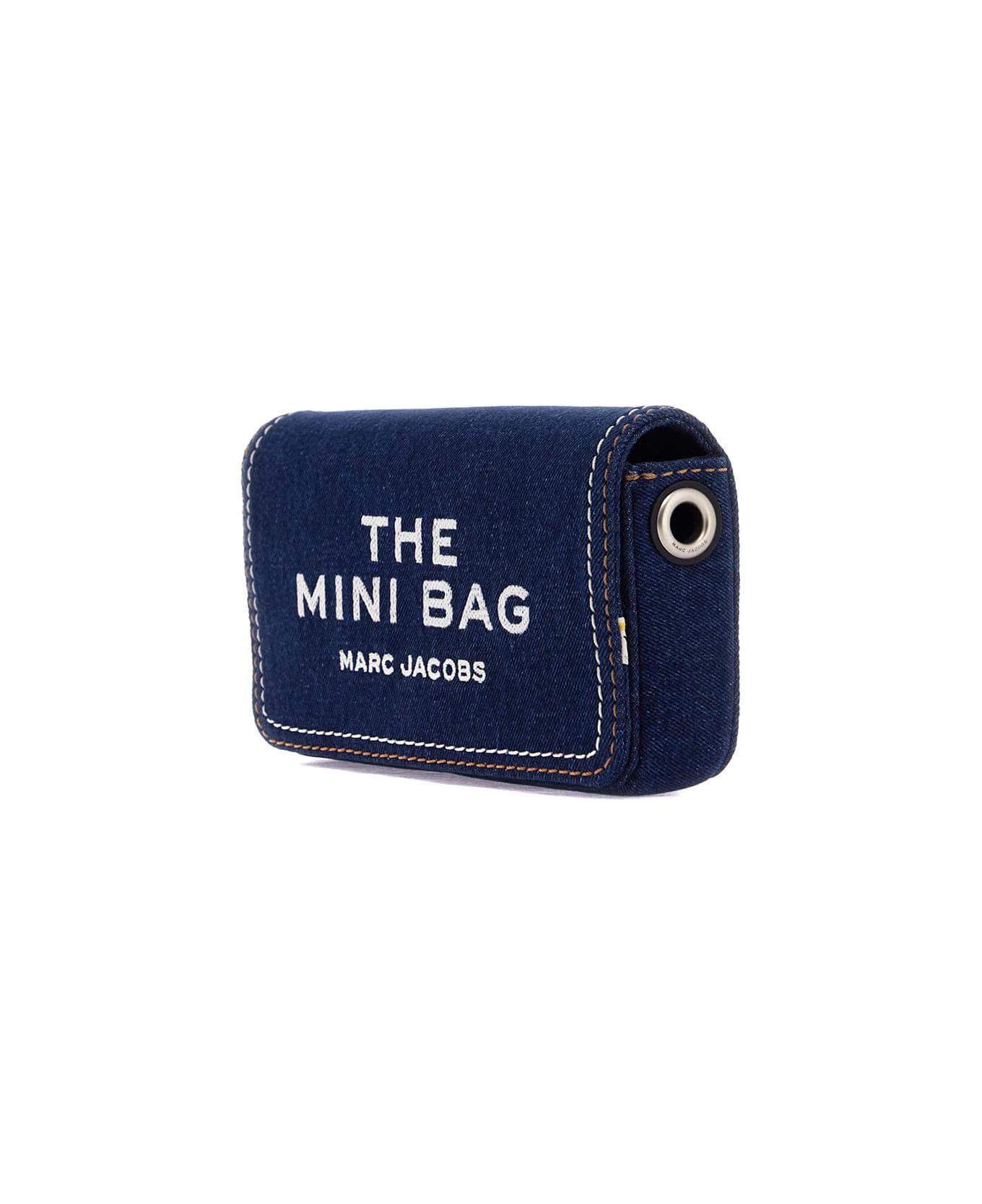 Marc Jacobs The Denim Chain Mini Shoulder Bag - DARK WASH (Blue)