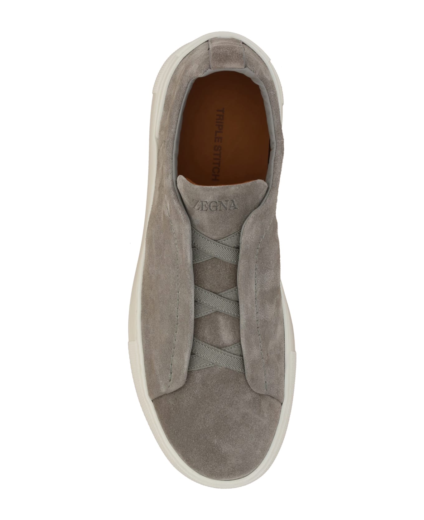 Zegna Suede Leather Sneakers