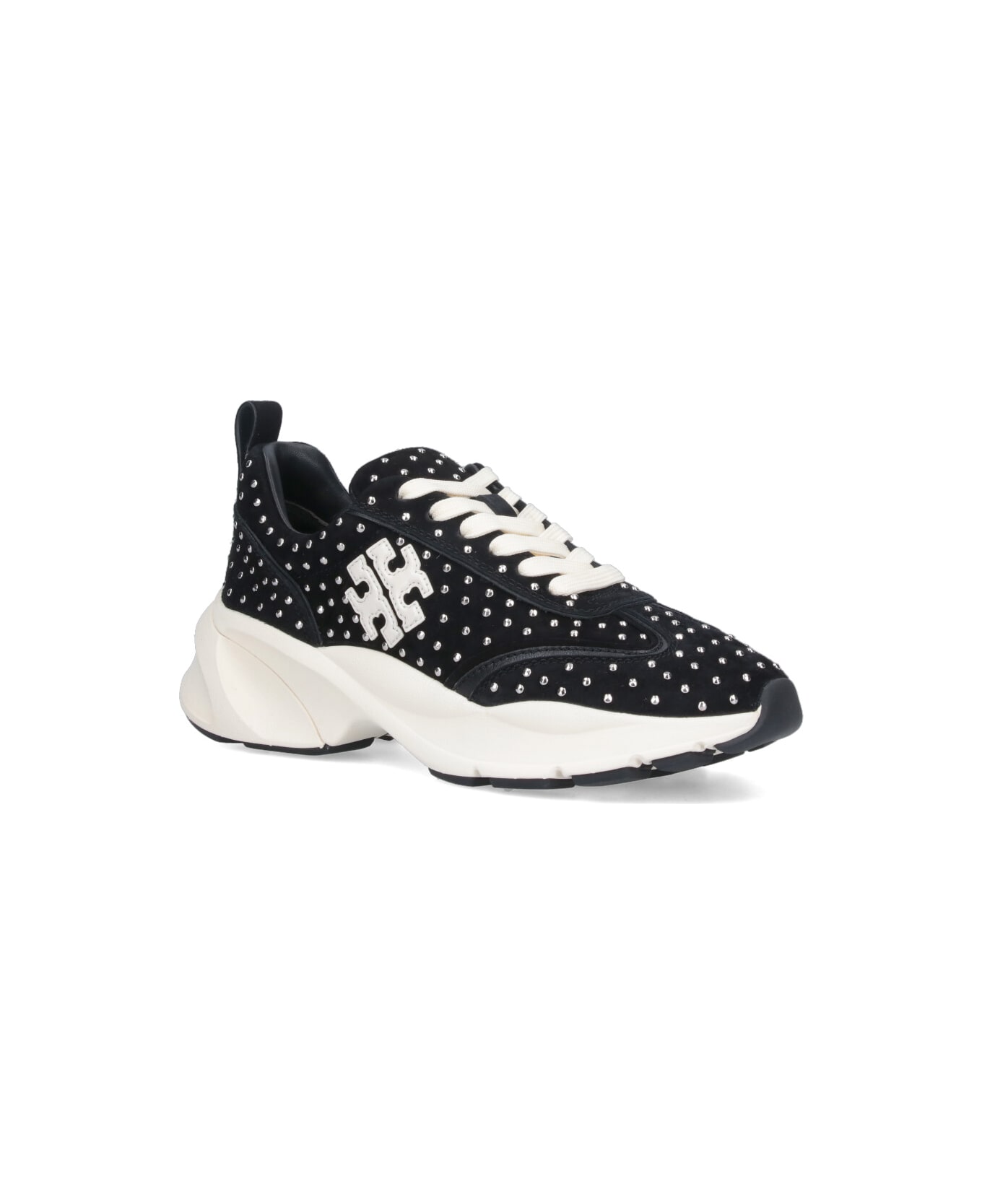 Tory Burch 
good Luck
 Studs Sneakers - Black