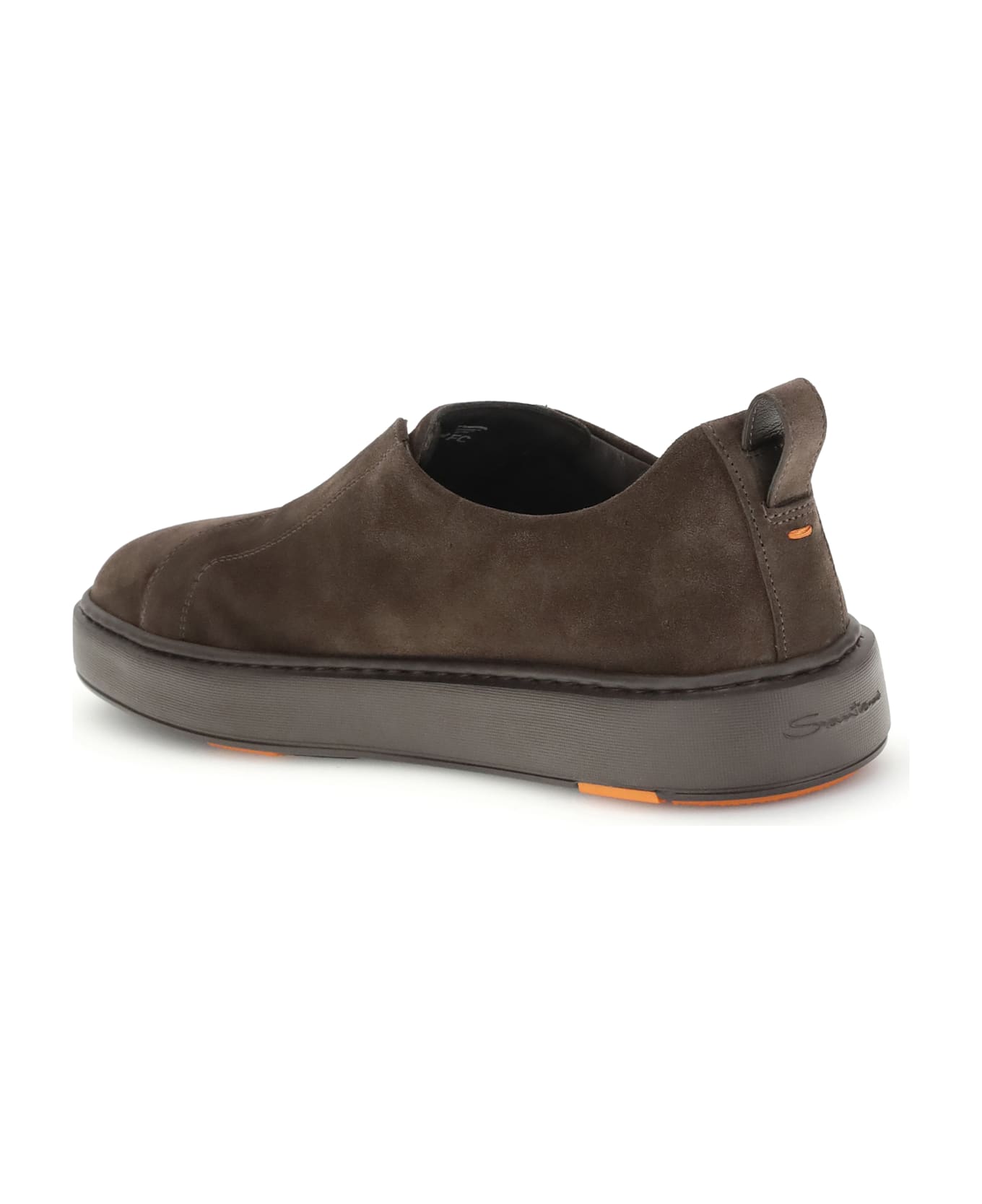 Santoni Suede Slip-on Sneakers