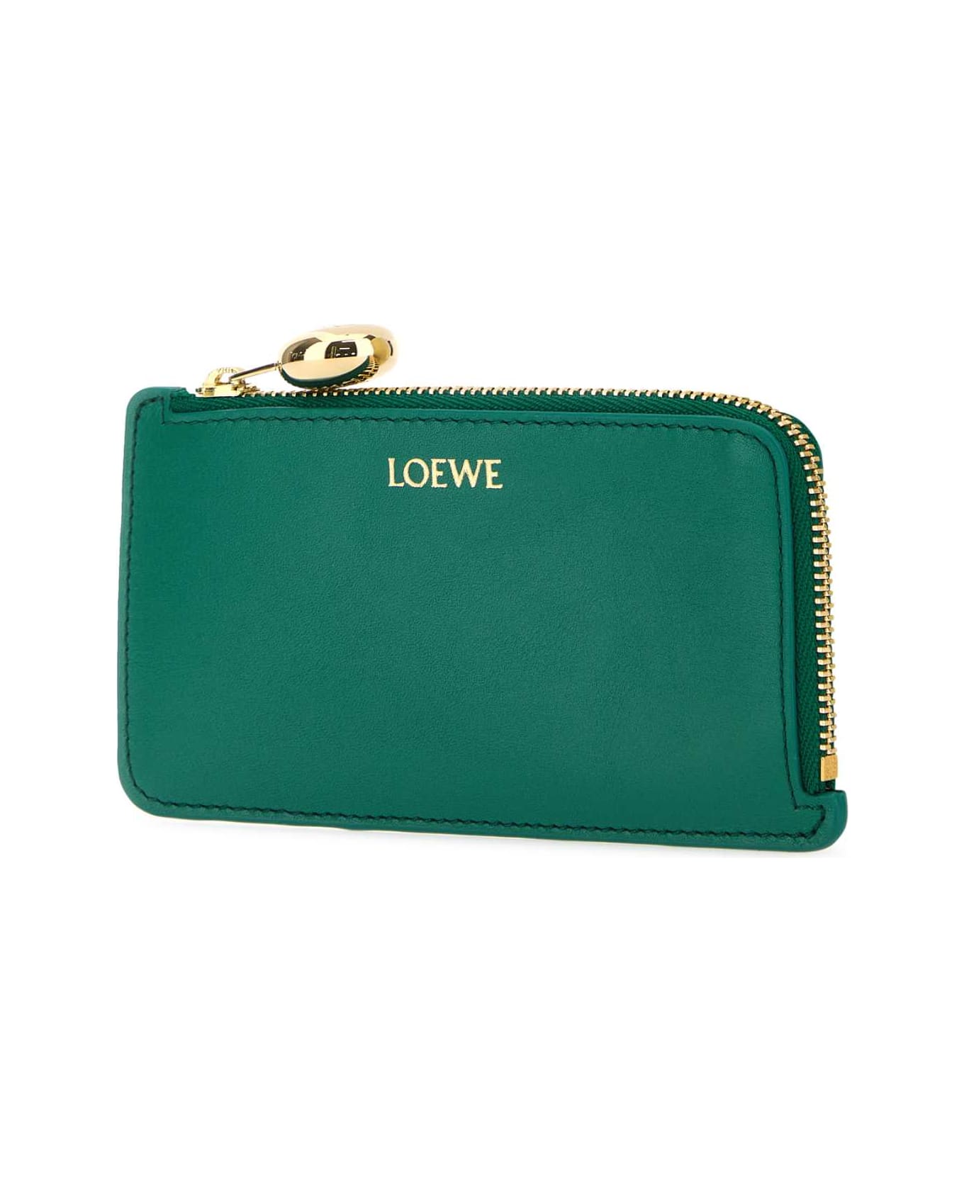Loewe Emerald Green Leather Card Holder - EMERALDGREEN 財布