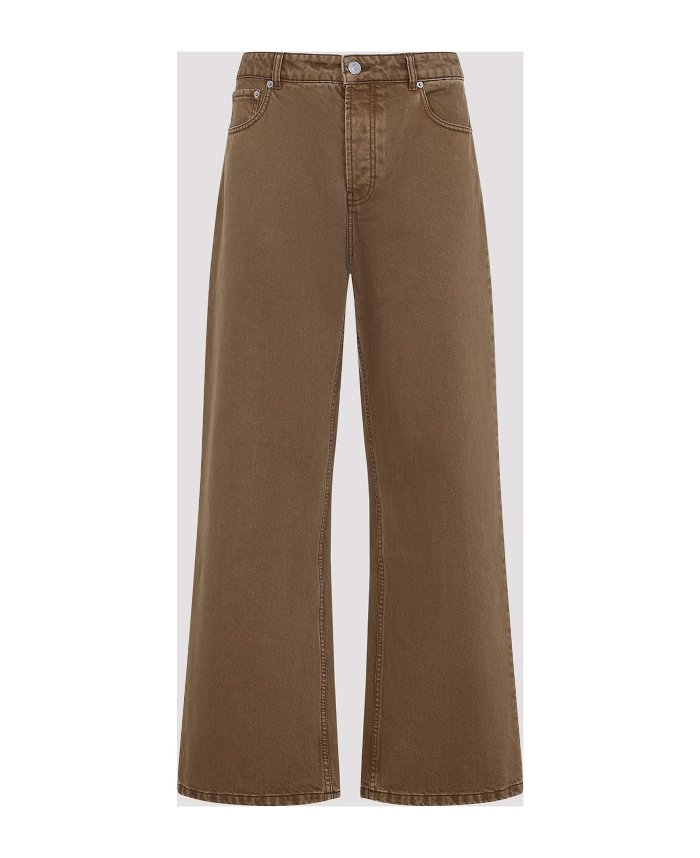 Ami Alexandre Mattiussi Large Fit Jeans - Hazelnut