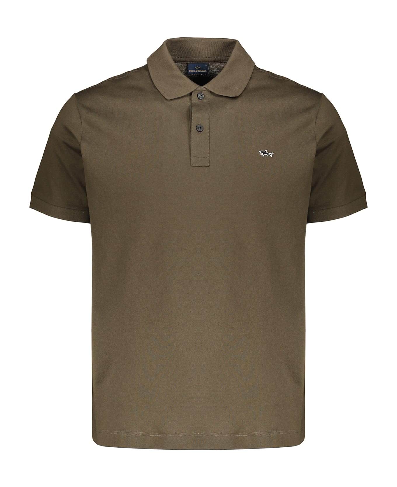 Paul&Shark Short Sleeve Cotton Polo Shirt - green