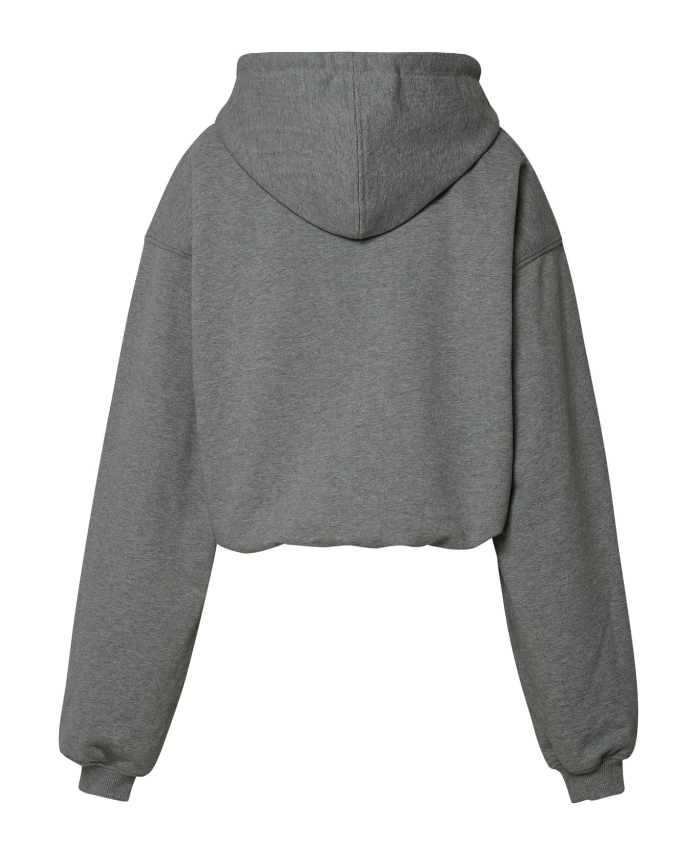 The Mannei Gray Cotton Sweatshirt - Grey フリース