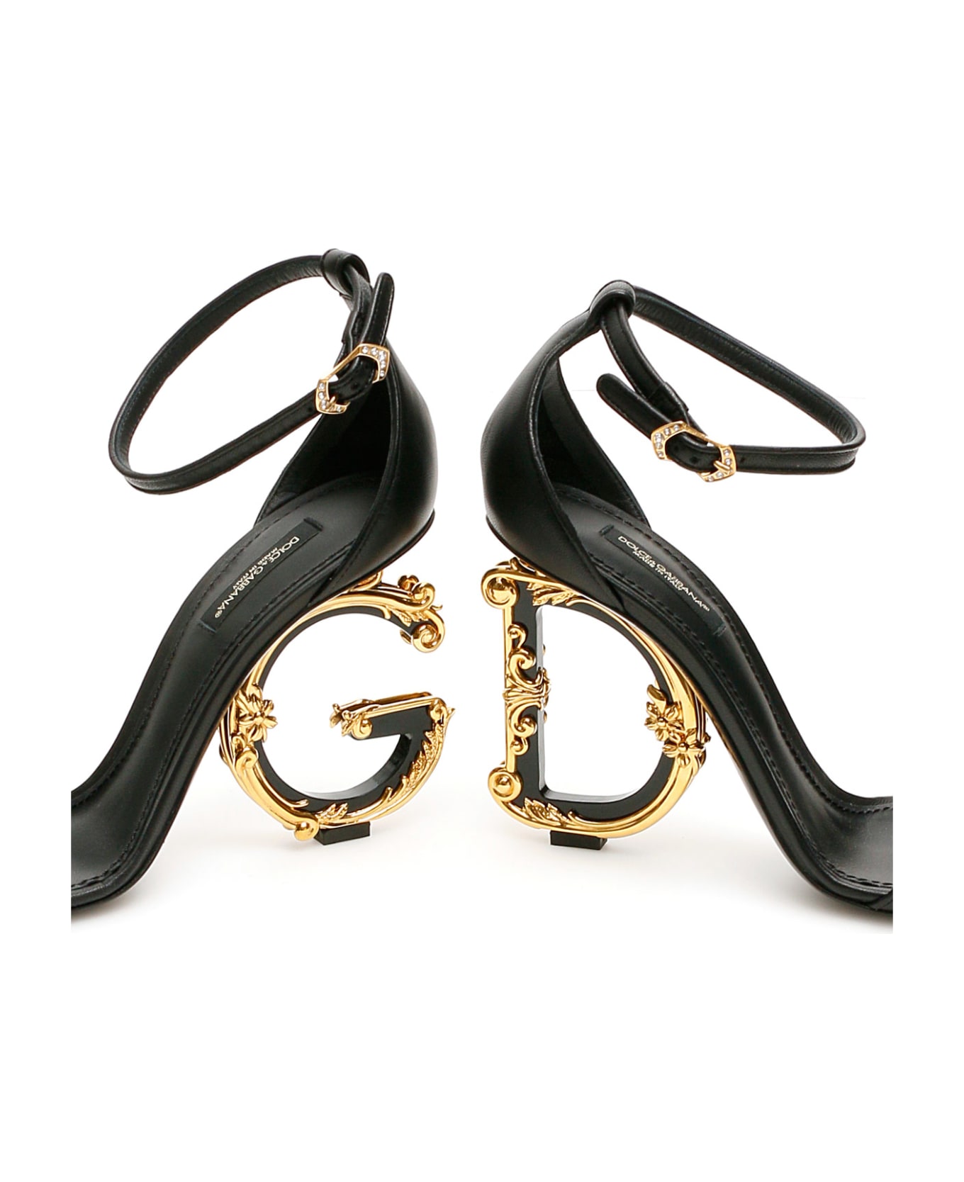 Dolce & Gabbana Dg Barocco Keira Sandals - Black