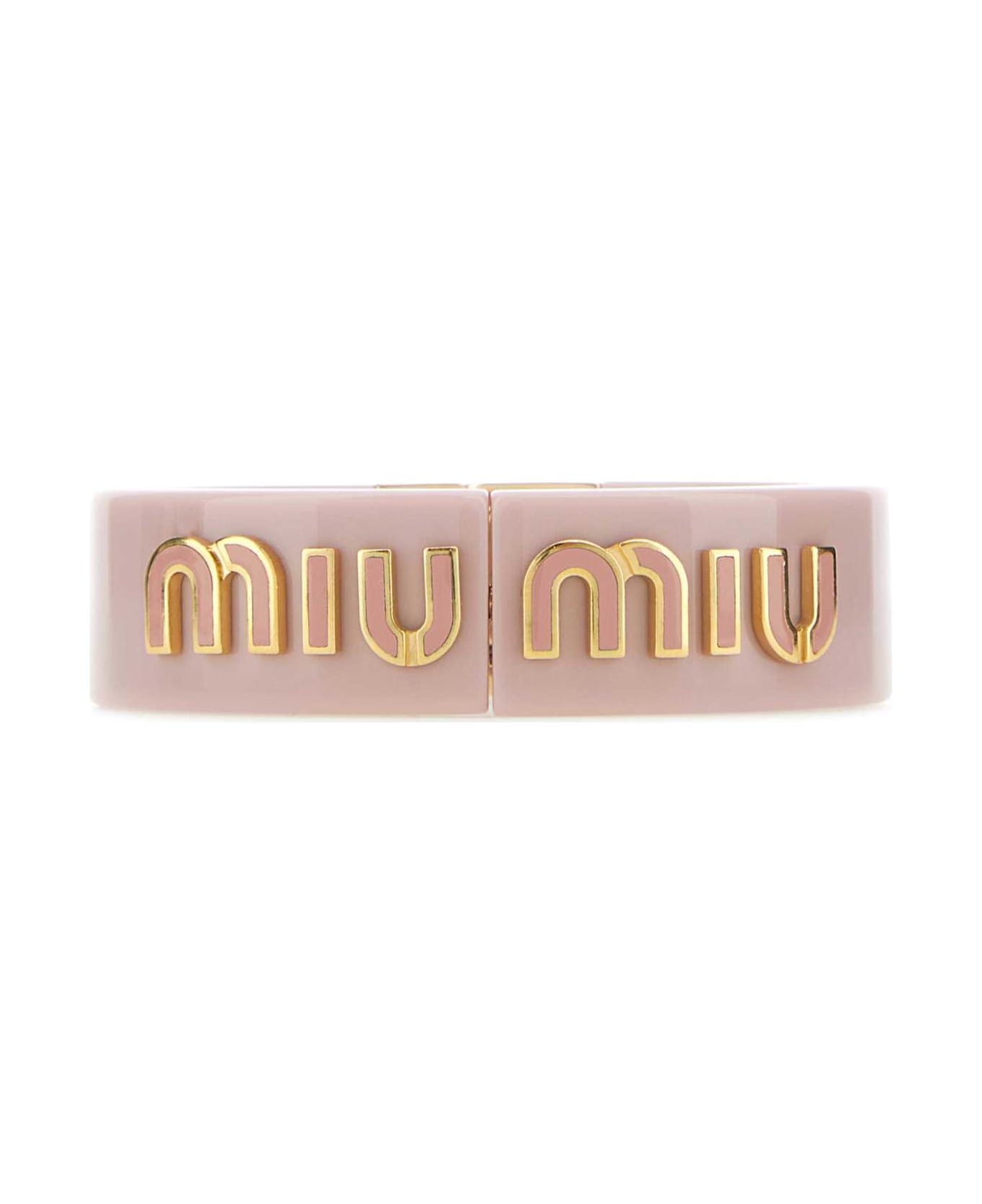 Miu Miu Pink Plexiglass Bracelet - ORCHIDEA