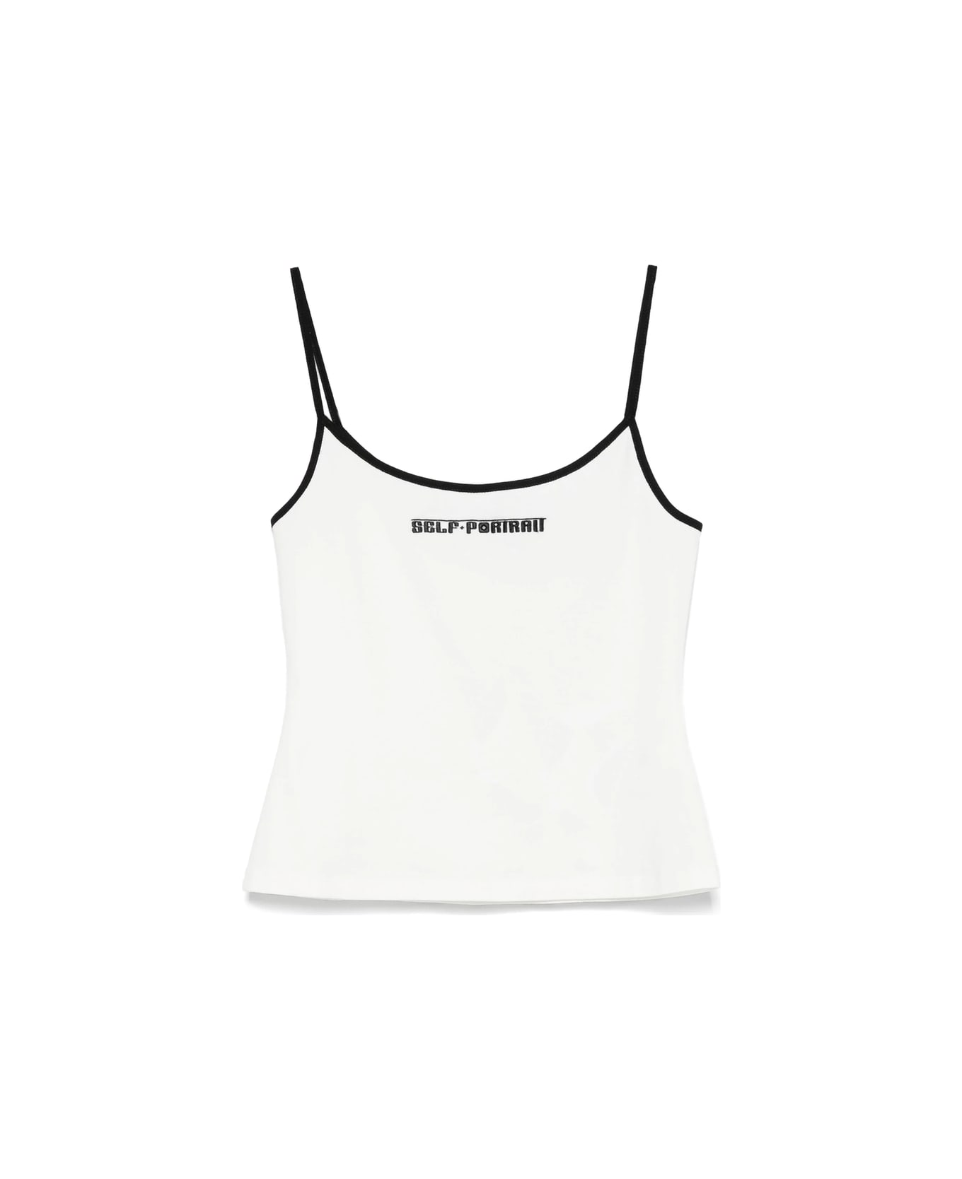 self-portrait Top - WHITE