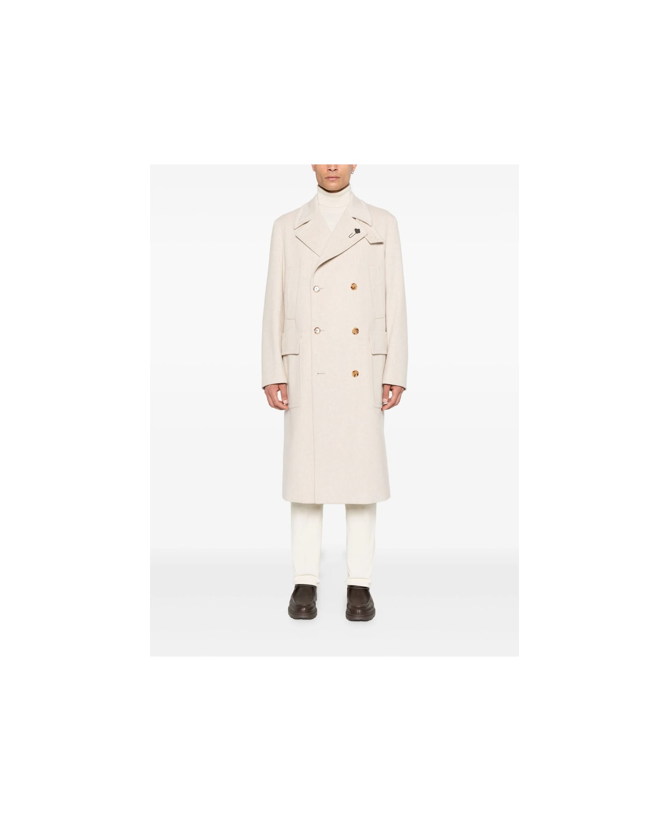 Lardini Coat - NEUTRALS