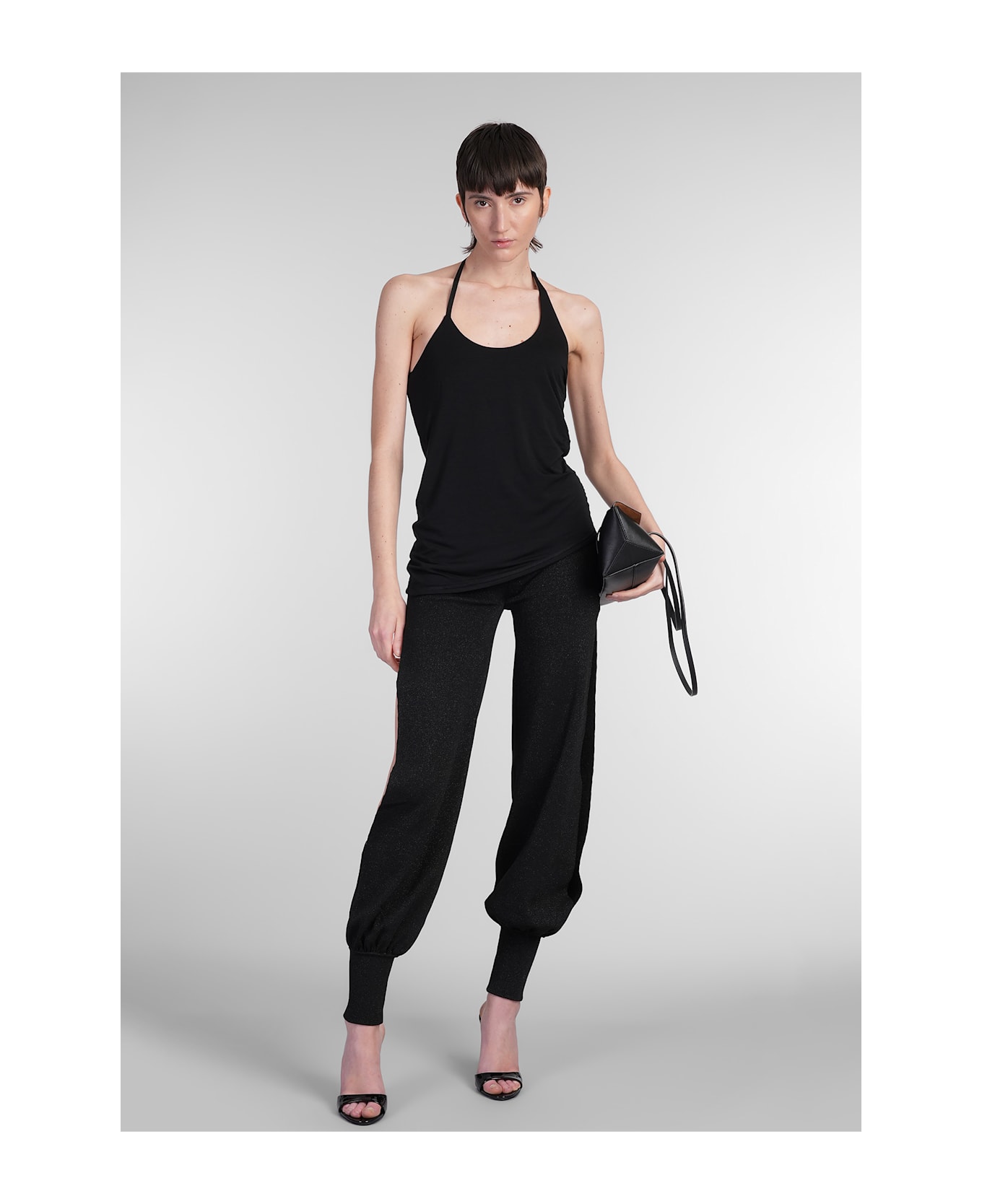 ANDREĀDAMO Pants In Black Polyester - black