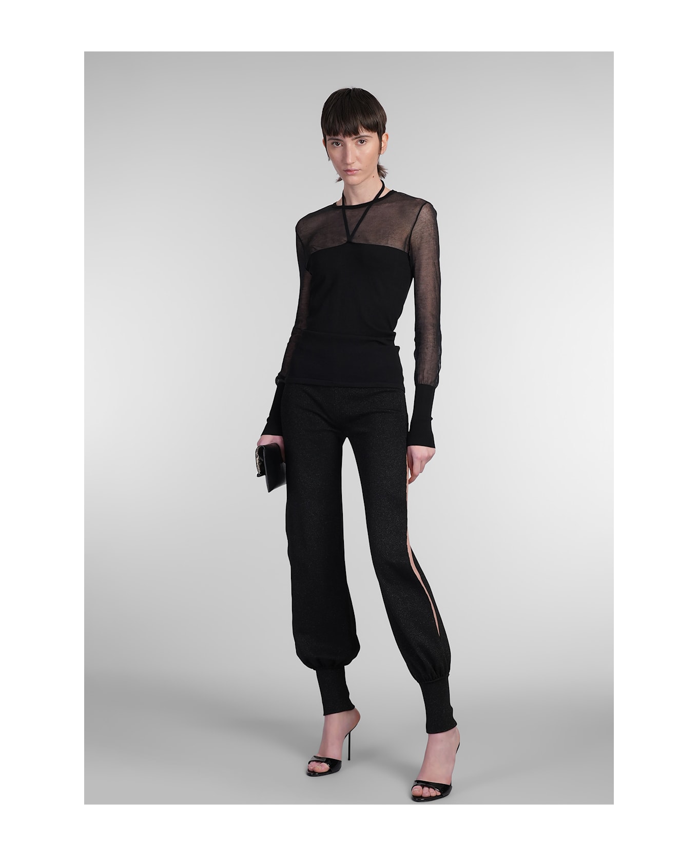 ANDREĀDAMO In Black Viscose - black