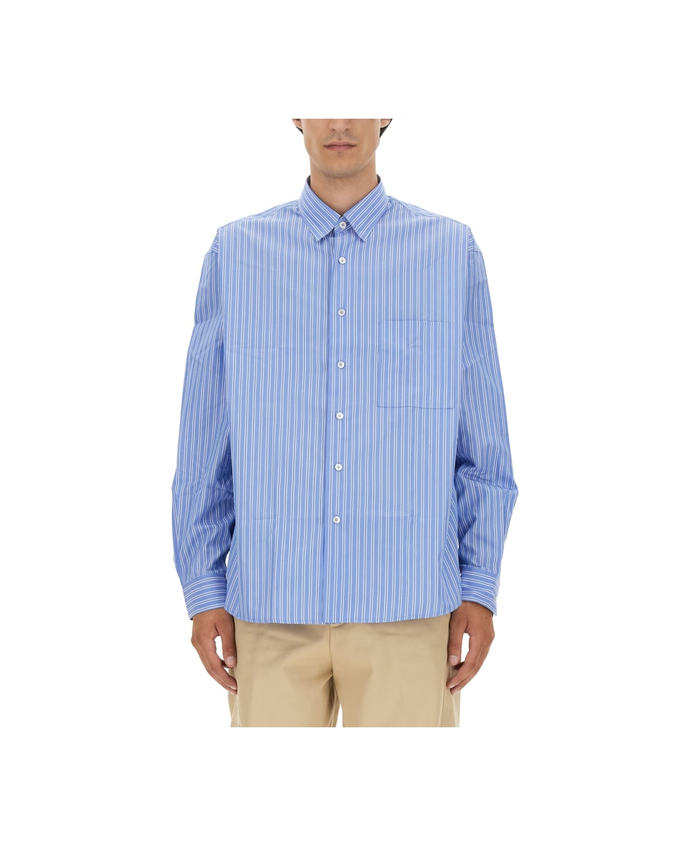 Lanvin Oversize Fit Shirt - BLUE シャツ