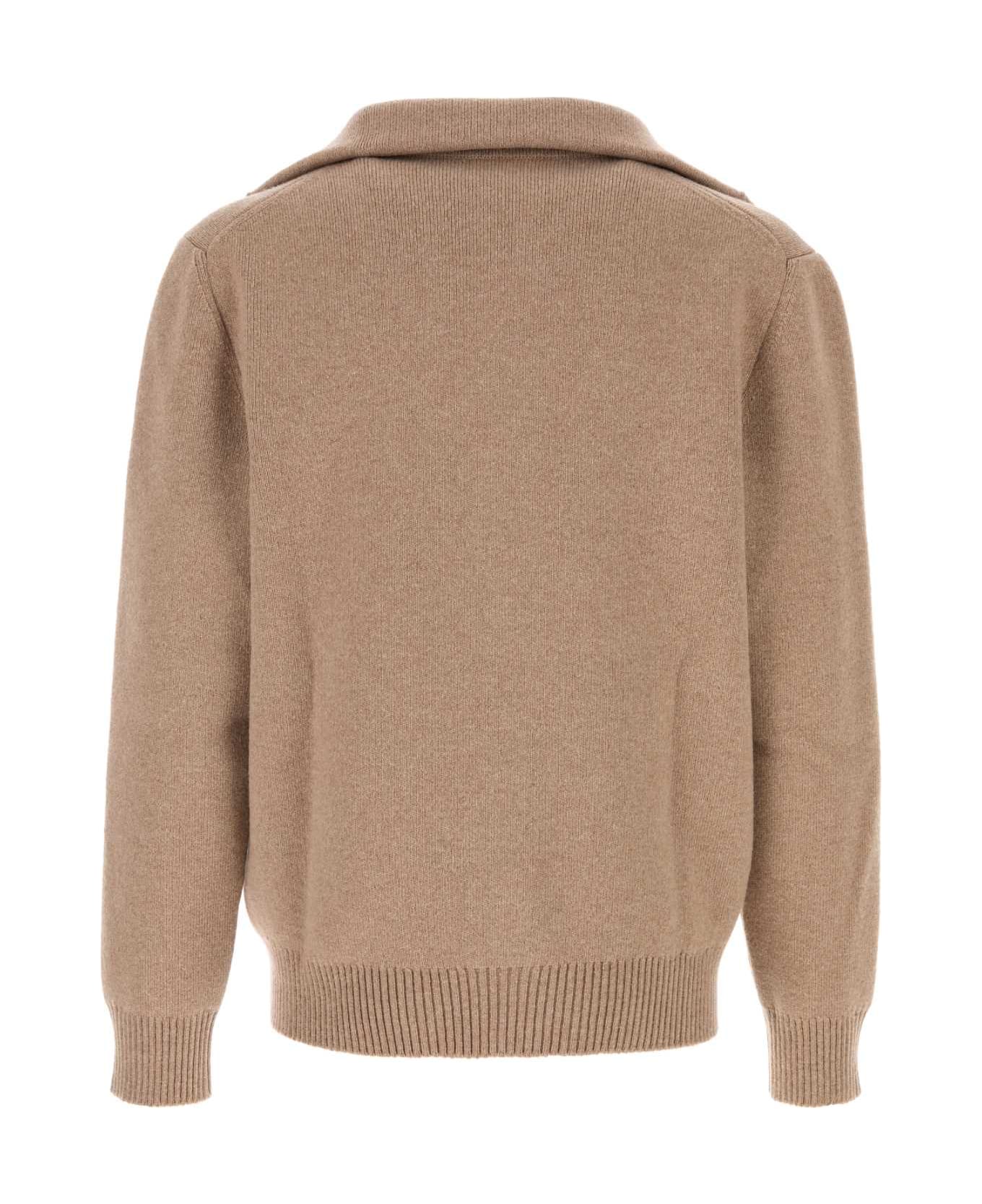 Bottega Veneta Cappuccino Wool Cardigan - SPARROW