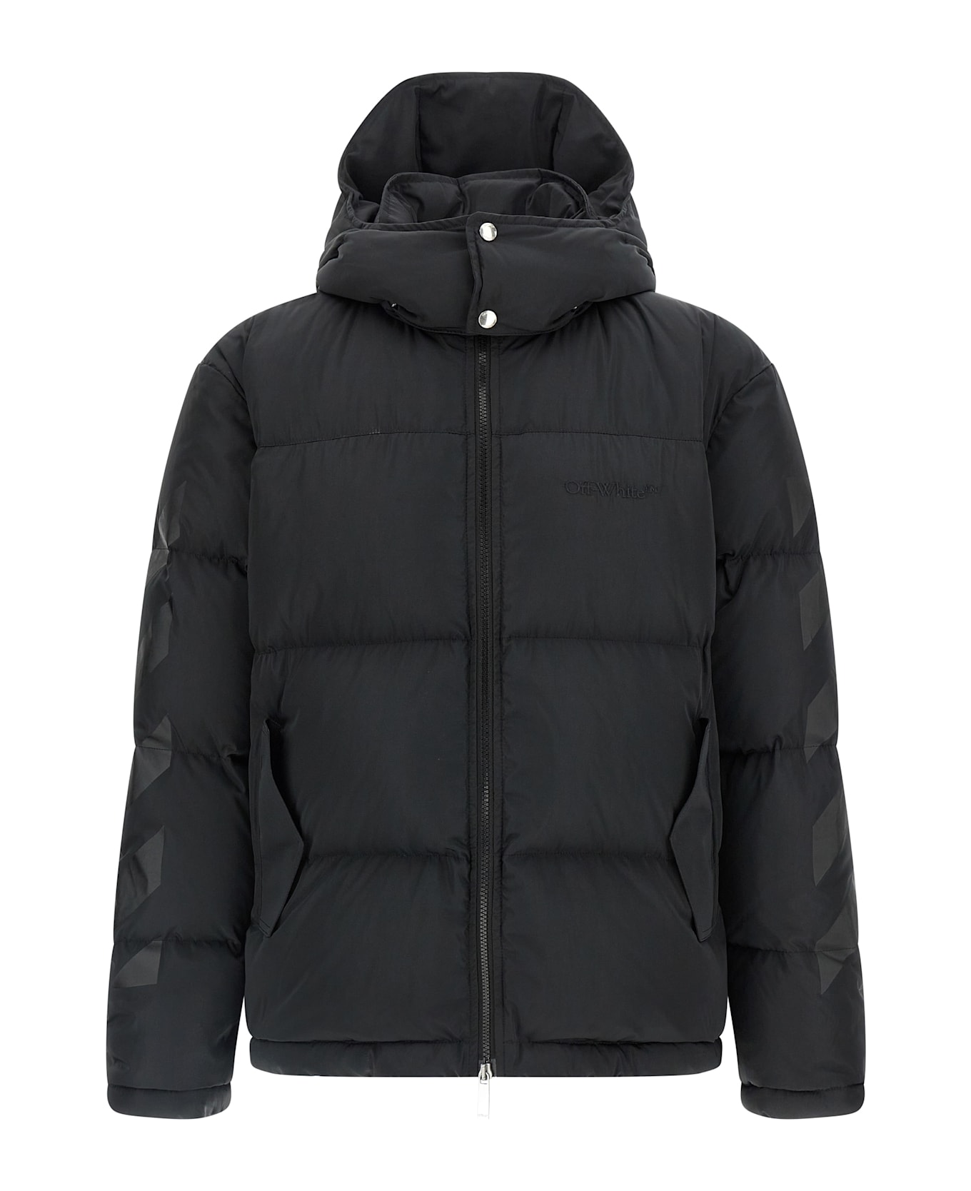 Off-White 
diagonal Arrow
 Down Jacket - Black  