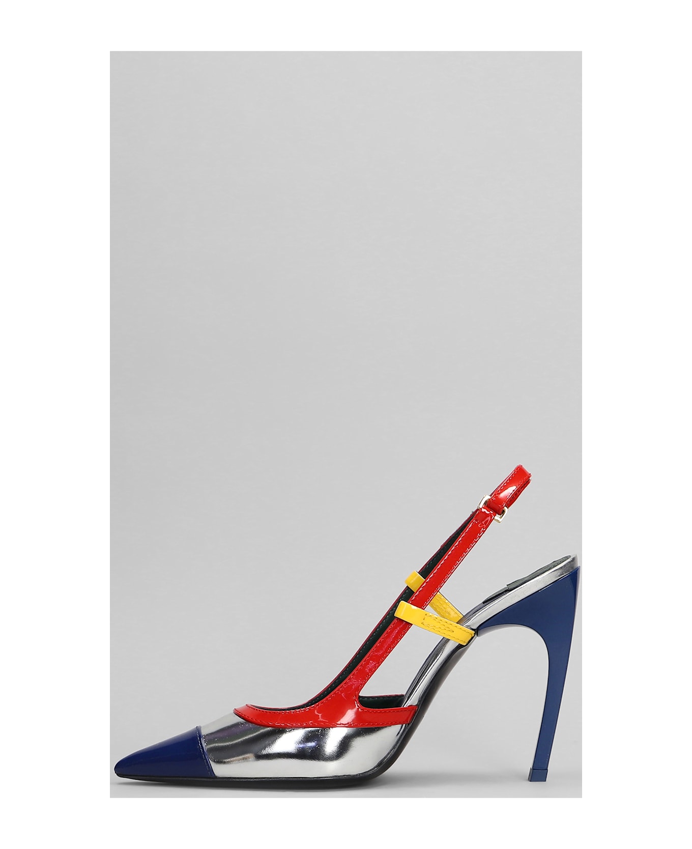 Casablanca Pumps In Multicolor Leather - multicolor
