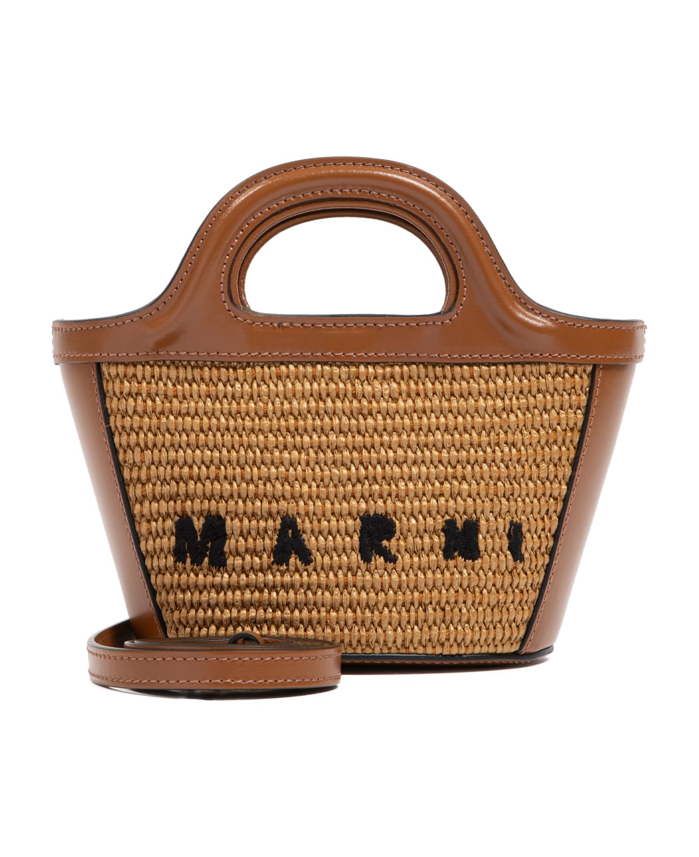 Marni Tropicalia Micro Bag - Raw Sienna