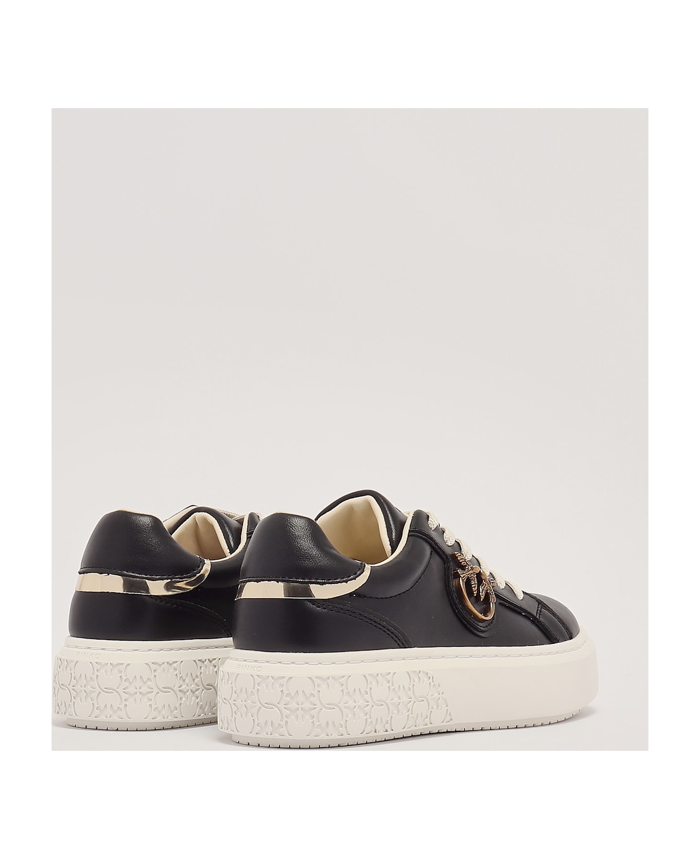 Pinko Yoko 01 Sneaker - NERO-PLATINO