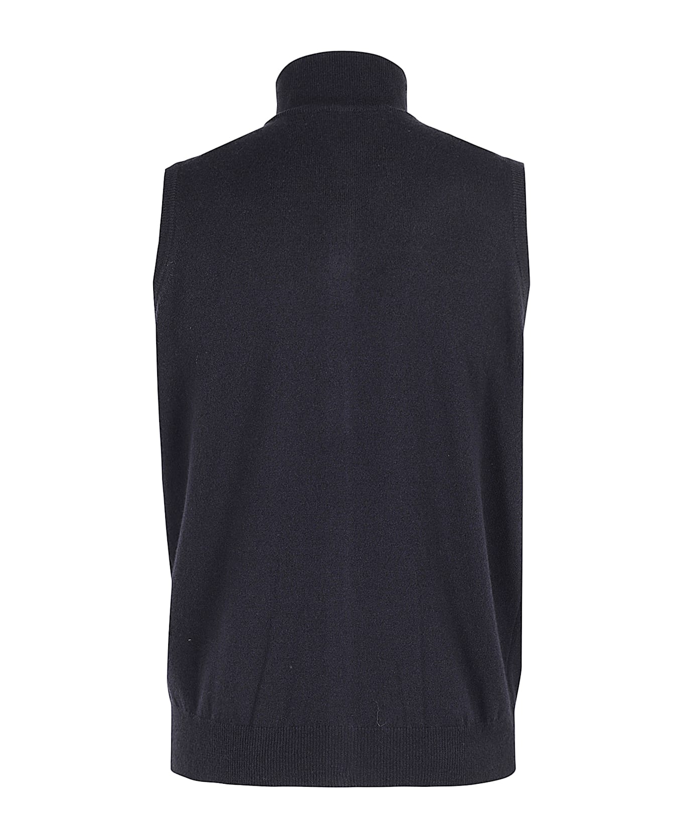 Filippo De Laurentiis Gilet Blouson Bottoni - Blu Notte ベスト