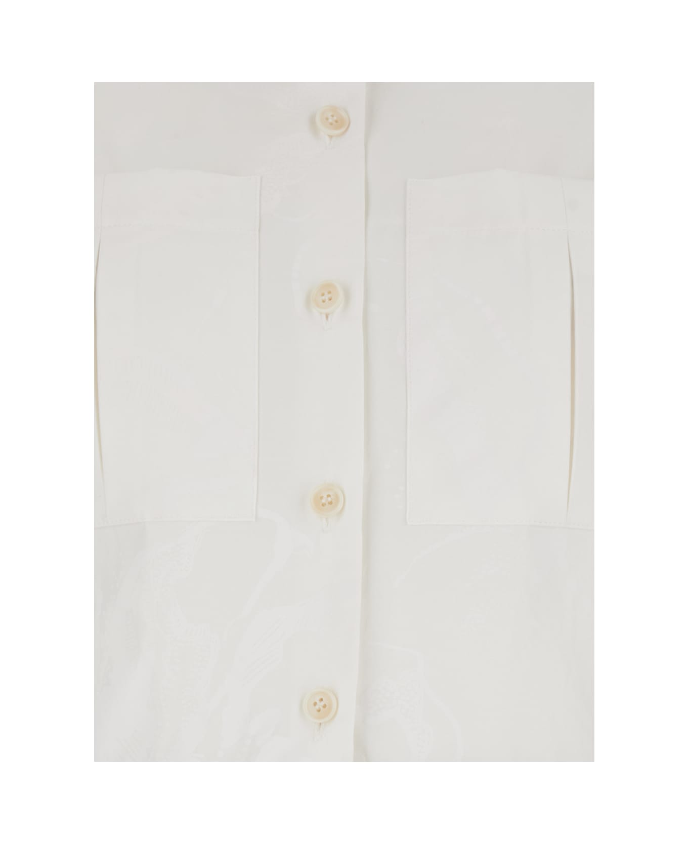 PT Torino White Tracksuit With Patch Pockets On The Chest And Elastic Waist In Cotton Woman - White