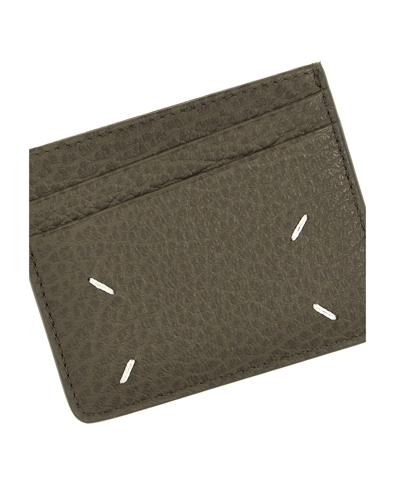 Maison Margiela 'four Stitches' Card Holder - Gray