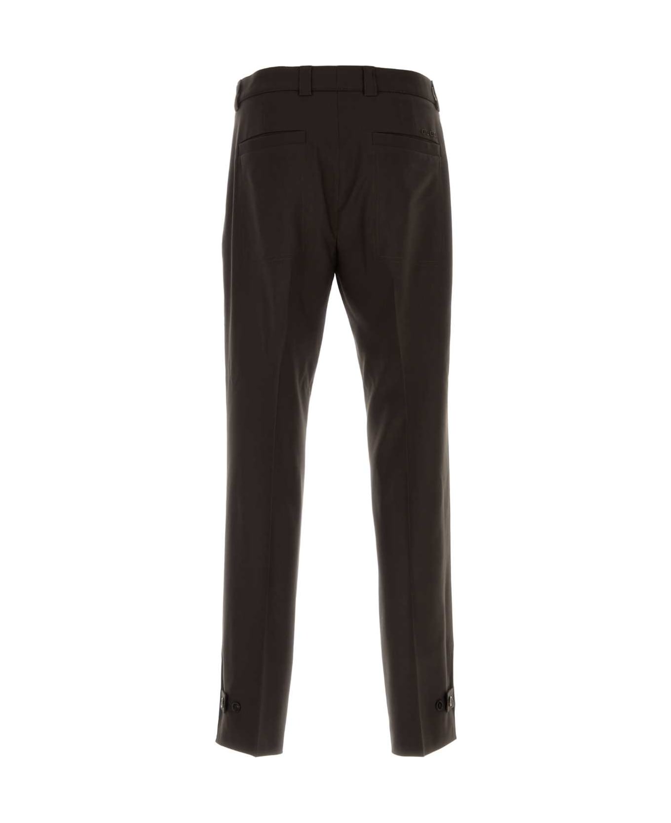 Gucci Chocolate Gabardine Pant - GROUND
