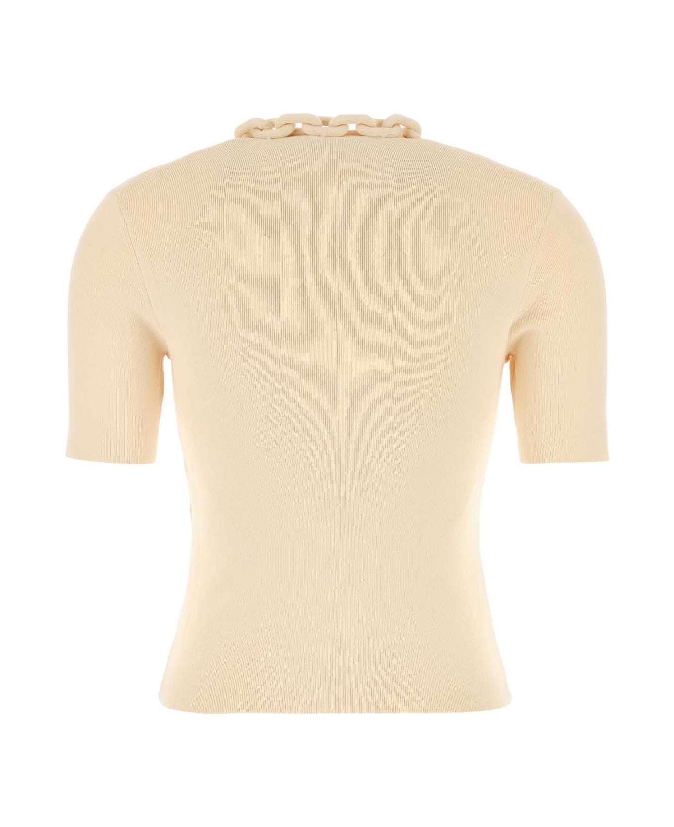 Paco Rabanne Silk Blend Sweater - CREAM
