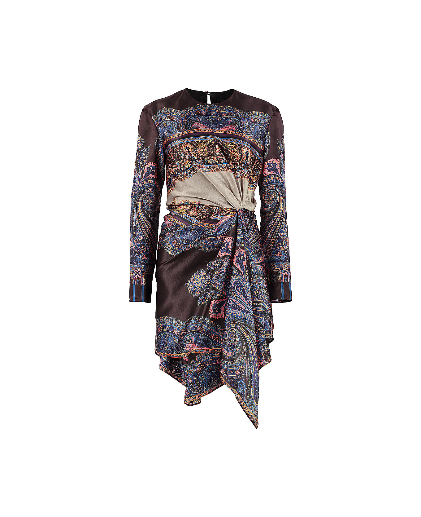 Etro Printed Silk Dress - Multicolor