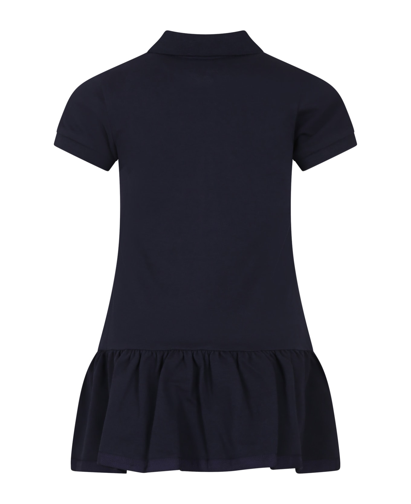Moncler Blue Casual Dress For Girl