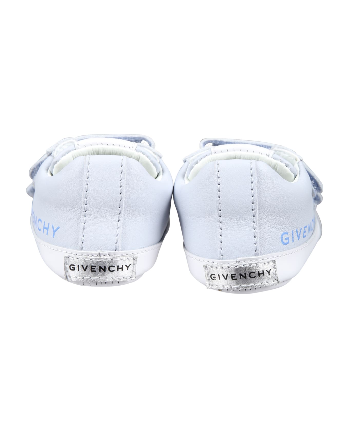 Givenchy Light Blue Sneakers For Baby Boy With Logo - Light Blue